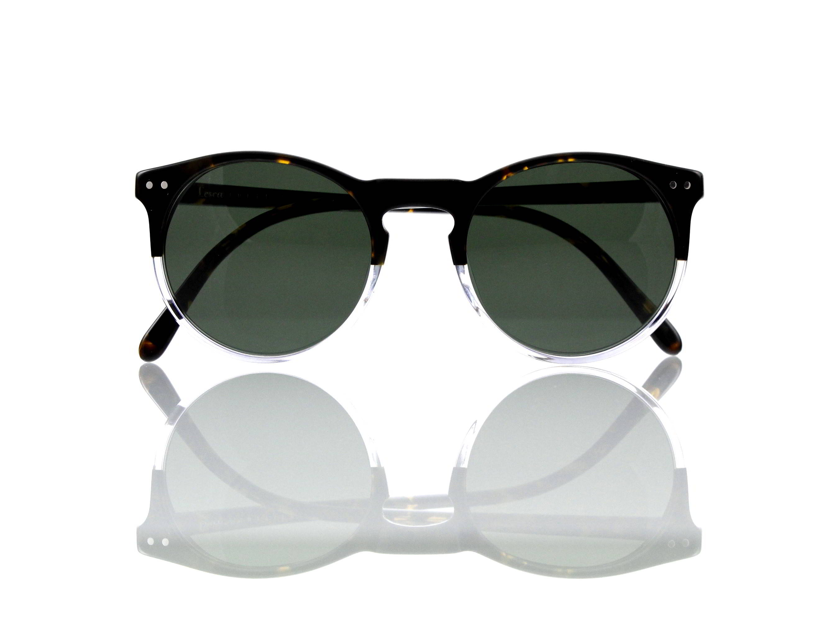 Lesca Lunetier Mod. P 9 Sonne Col. 11 Größe 50-22 - 145 mm Kunststoff „Ray Ban“ G 15 graugrün 85%