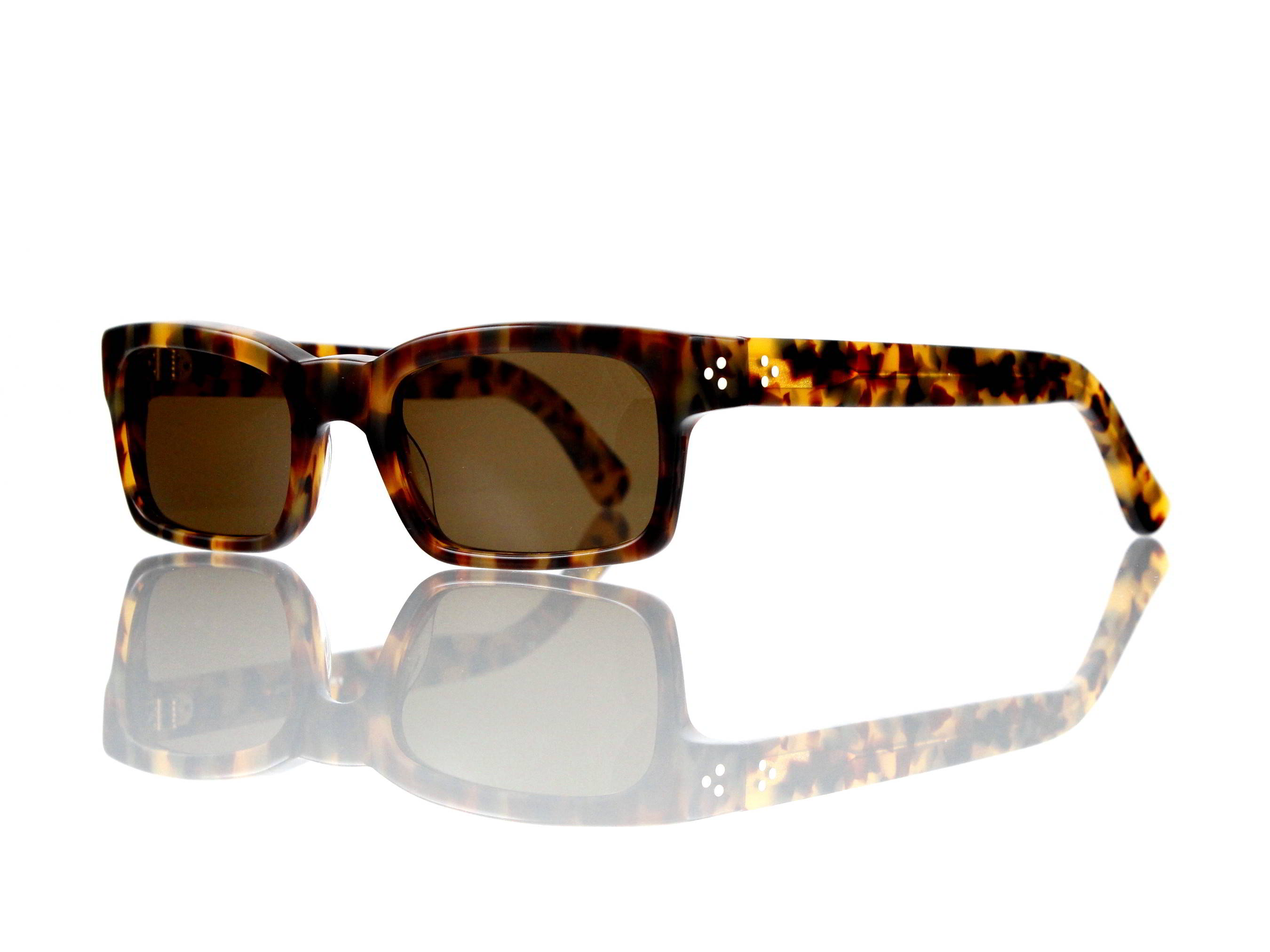 Lesca Lunetier Mod. Bauhaus Sonne Col. 4 Größe 51-19 - 145mm Kunststoff braun 85%