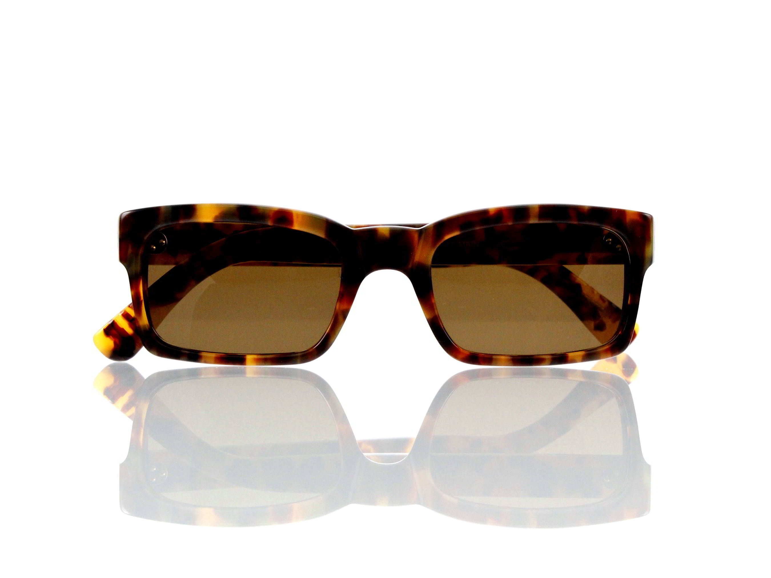 Lesca Lunetier Mod. Bauhaus Sonne Col. 4 Größe 51-19 - 145mm Kunststoff braun 85%