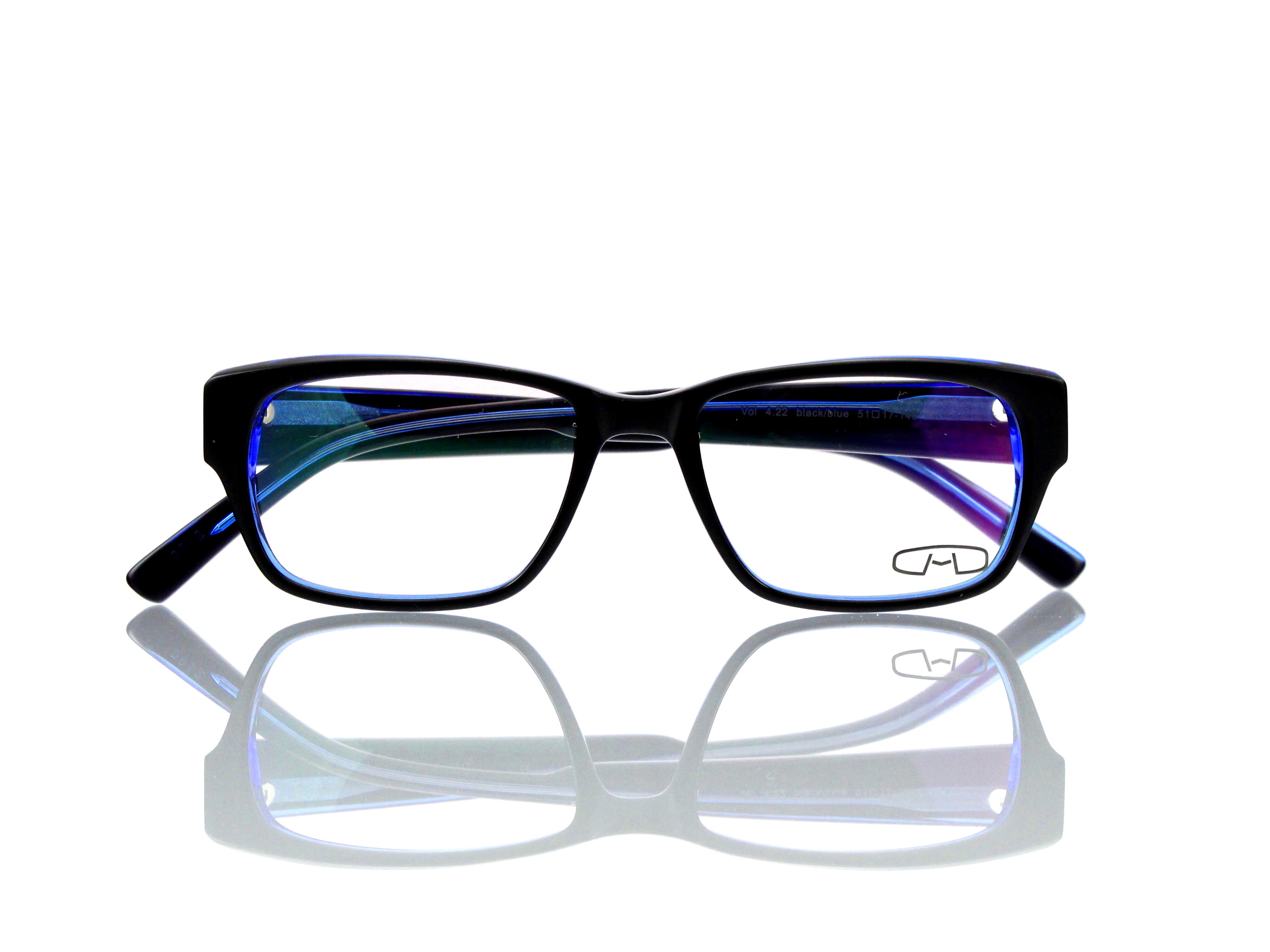FreudenHaus Eyewear Vol. 4.22 black/blue Größe 51-17 Bügellänge 145 mm