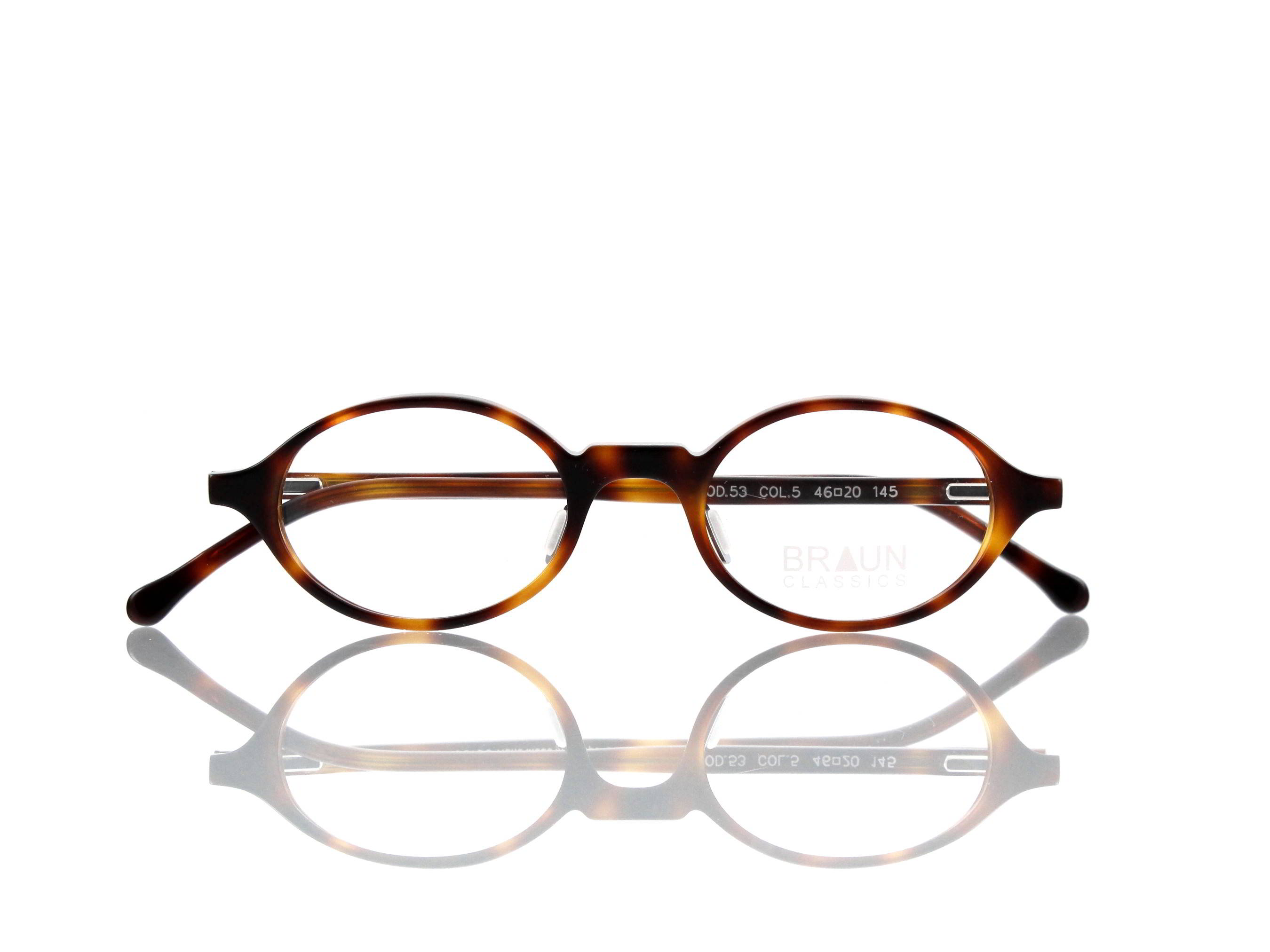 Braun Classics • Acetat • Modell 53 • F 5 • Größe 46-20-145 mm