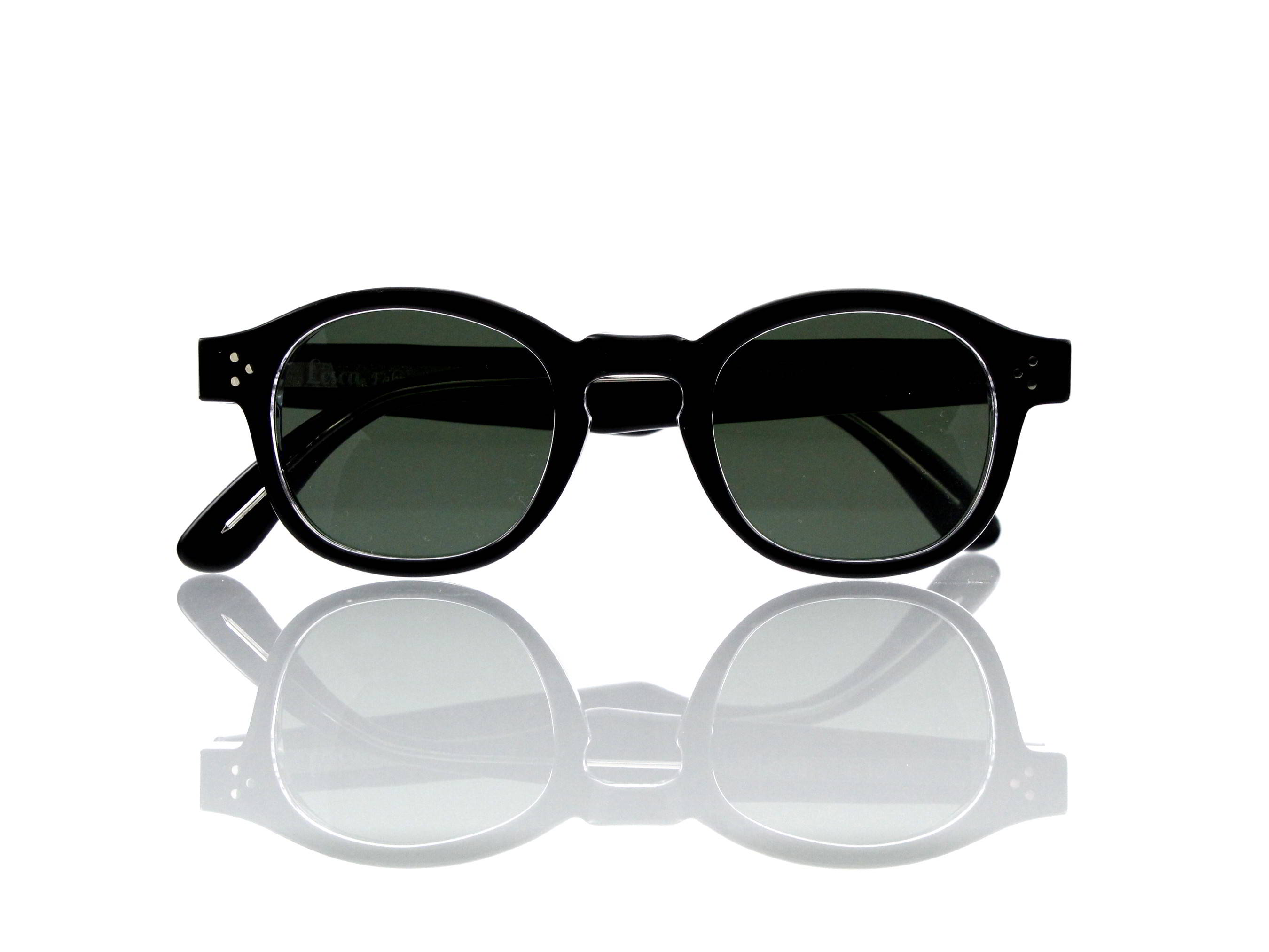 Lesca Lunetier Mod. P.080 Sonne Col. C.160 Größe 44-22-145mm Kunststoff „Ray Ban“ G 15 graugrün