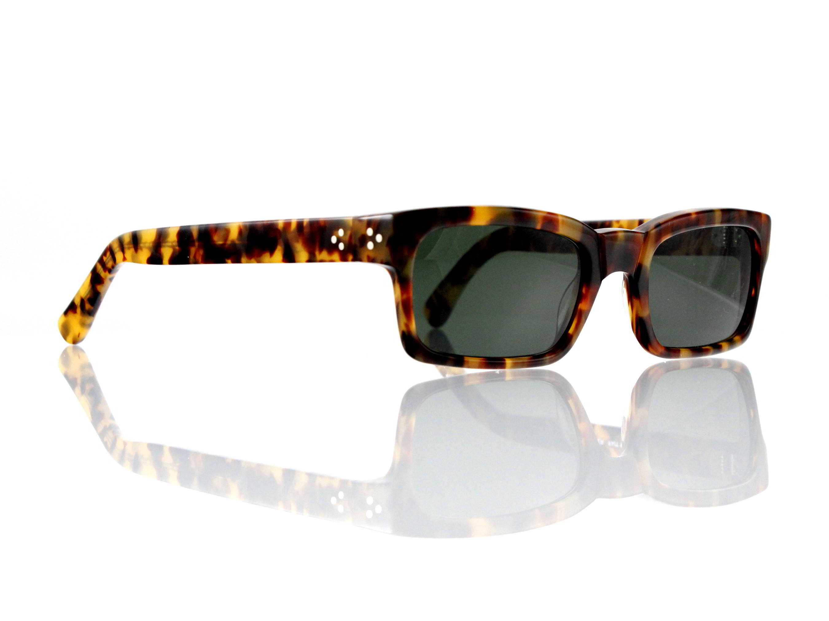 Lesca Lunetier Mod. Bauhaus Sonne Col. 4 Größe 51-19 - 145 mm Kunststoff „Ray Ban“ G 15 graugrün 85%