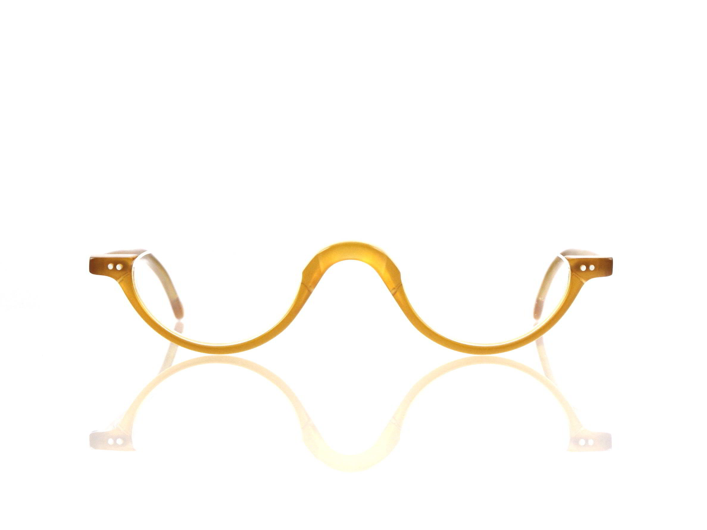 Lesca Lunetier • DL 3 • Col. 1 • Acetat-Halb-Brillen-Fassung