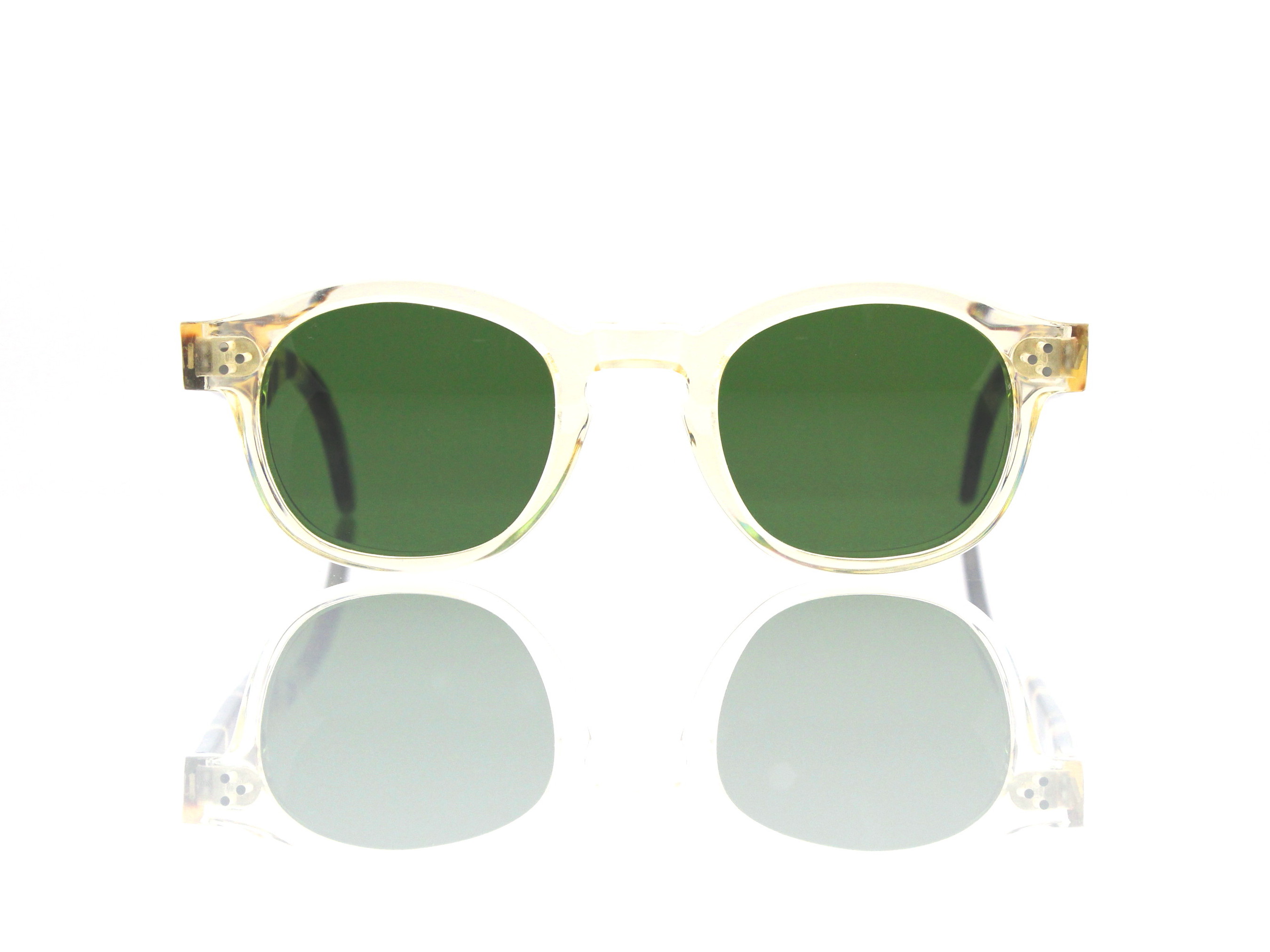 Lesca Lunetier Mod. P.080 Sonne RB3 grün 70% Silikat Col. S186 alt kristall gelb dunkel braun