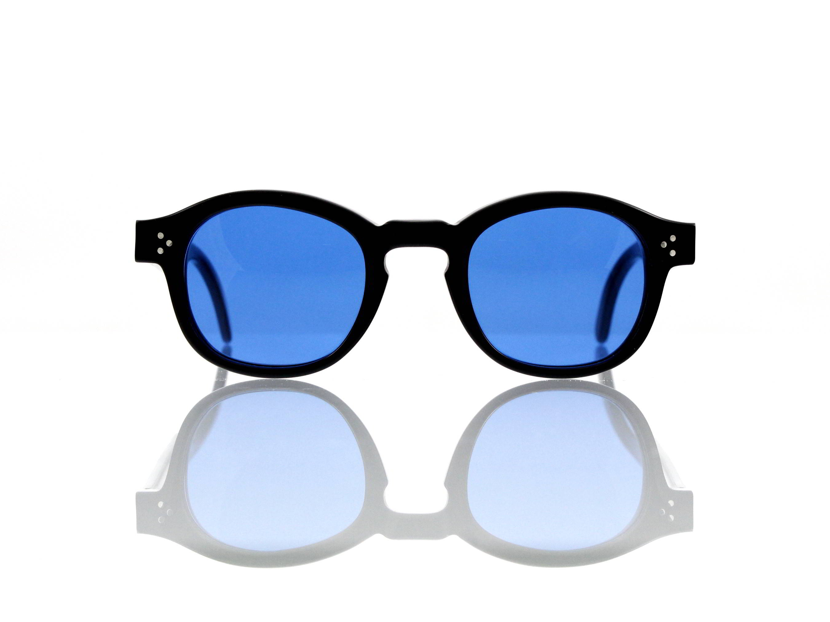 Lesca Lunetier Mod. P.080 Sonne Col. M.100 Größe 44-22 - 145mm Kunststoff blau 70%