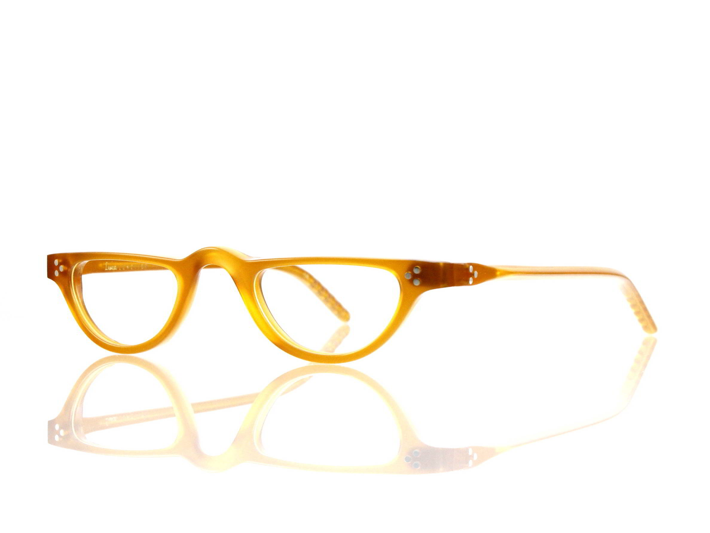 Lesca Lunetier • DL 23 • Col. 1 • Acetat-Halb-Brillen-Fassung