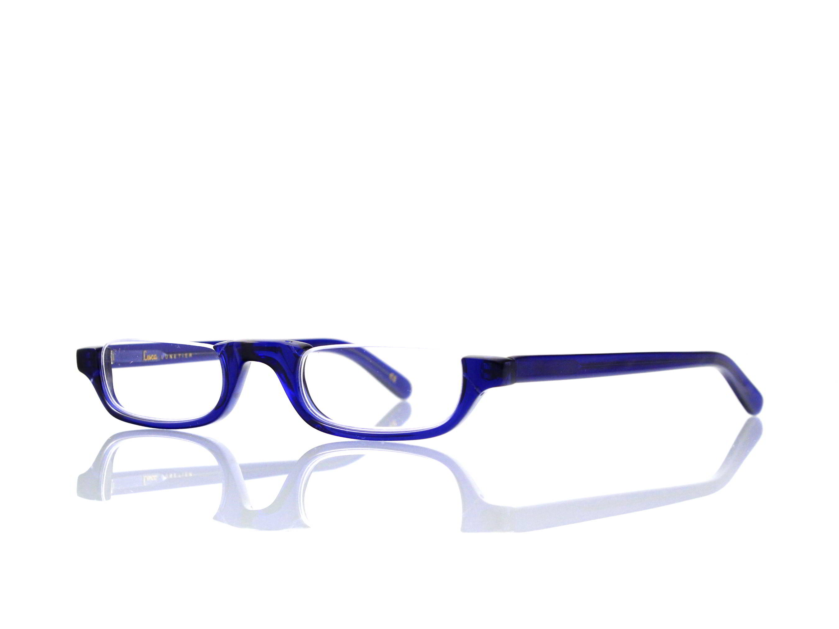 Lesca Lunetier • DL 14 • Col. 5070 • Acetat-Halb-Brillen-Fassung