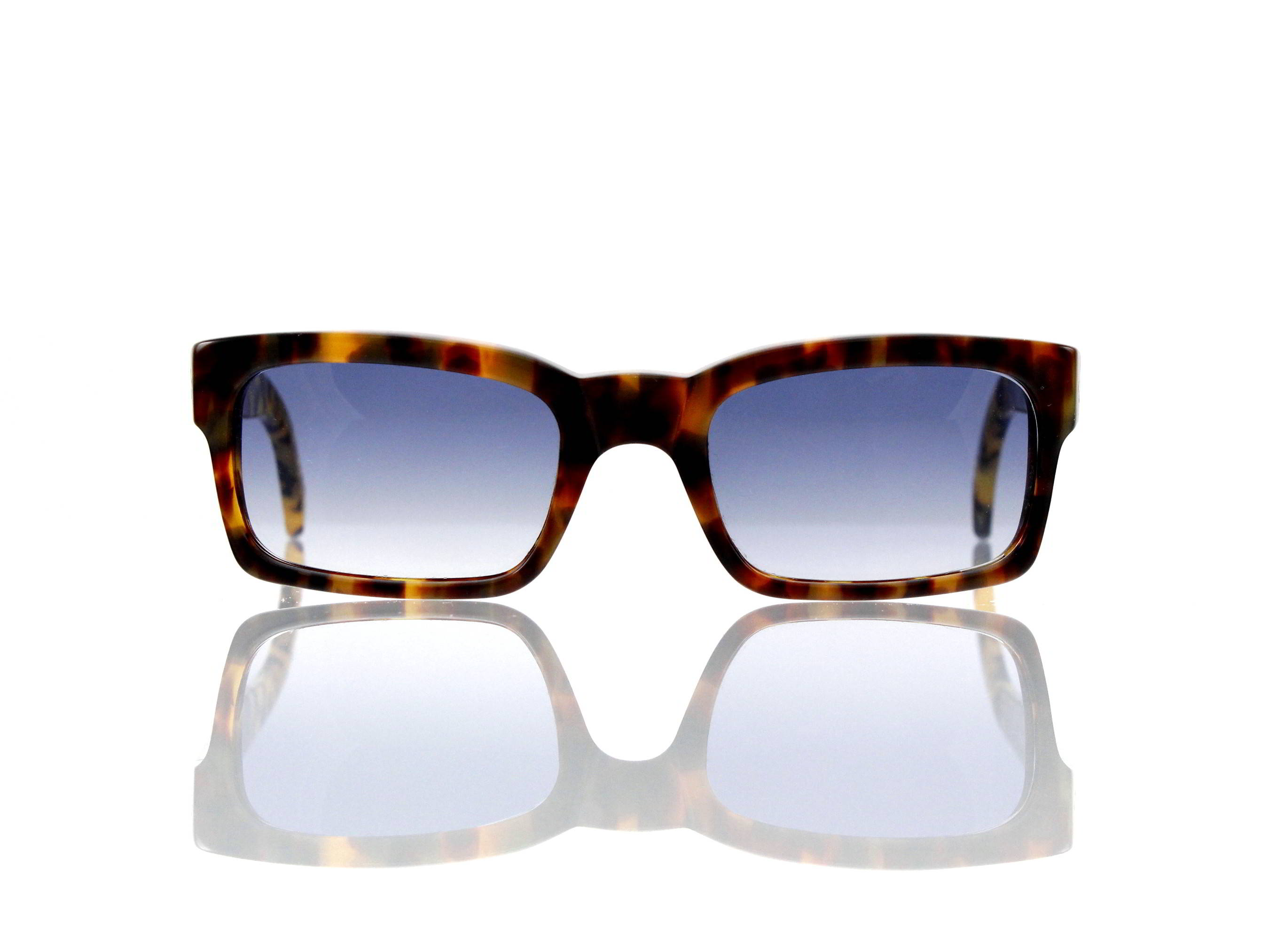 Lesca Lunetier Mod. Bauhaus Sonne Col. 4 Größe 51-19 - 145mm Kunststoff blaugrau verlauf