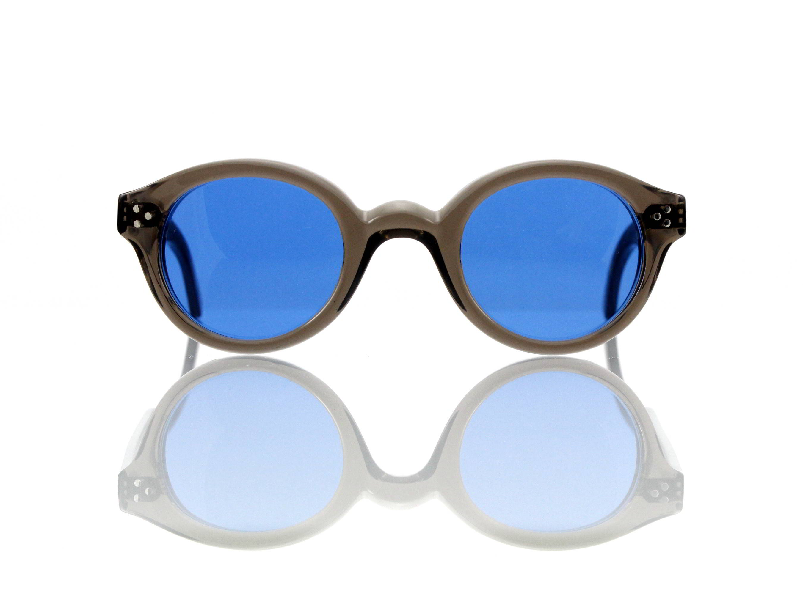 Lesca Lunetier • La Corb's • Sonnenbrille • Col. Grey • Kunststoff blau 70%