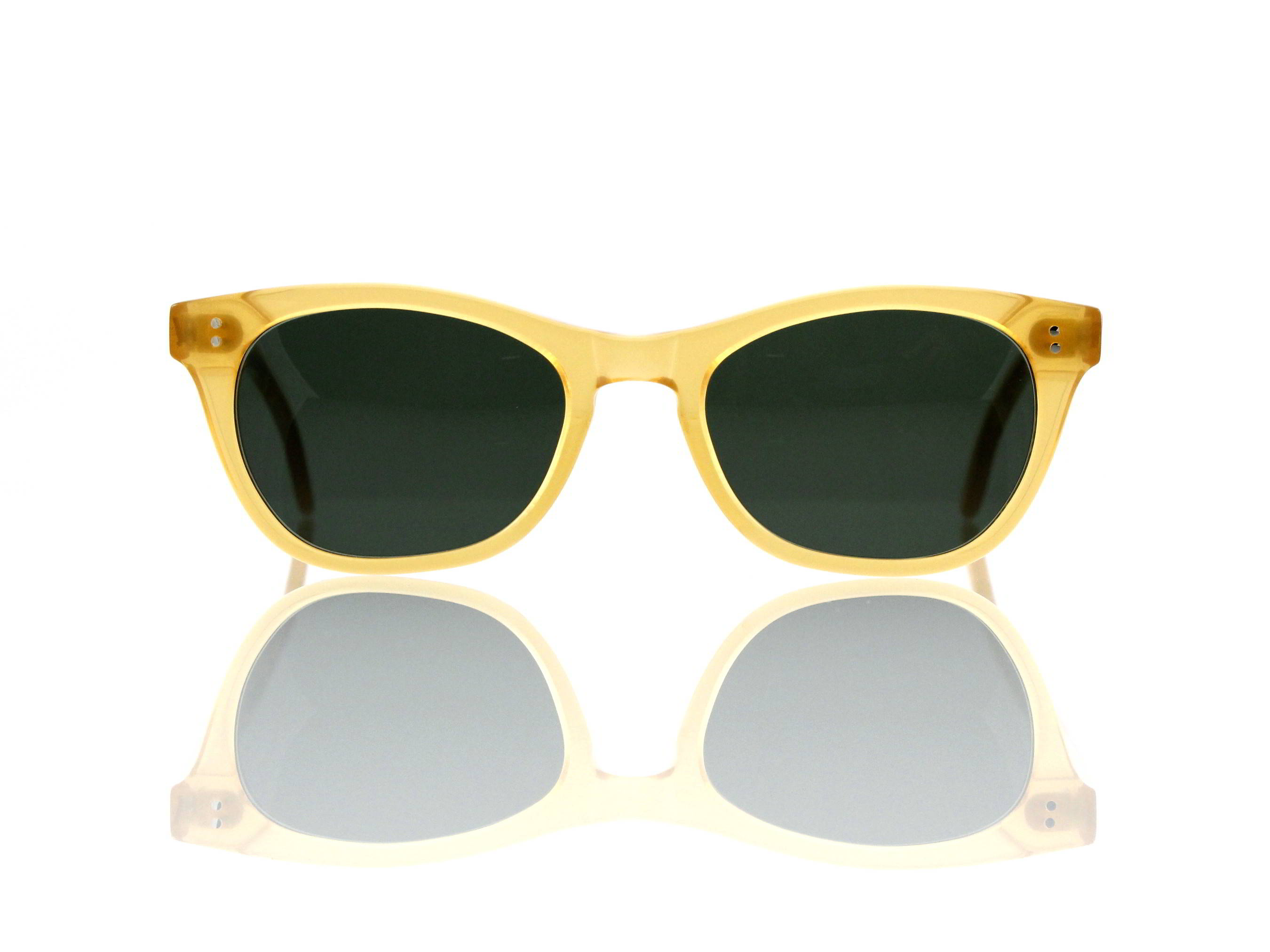 Lesca Lunetier Mod. Mathieu Sonne Col. M. 286 Größe 50-22 -145mm Kunststoff  „Ray Ban“ G 15 graugrün