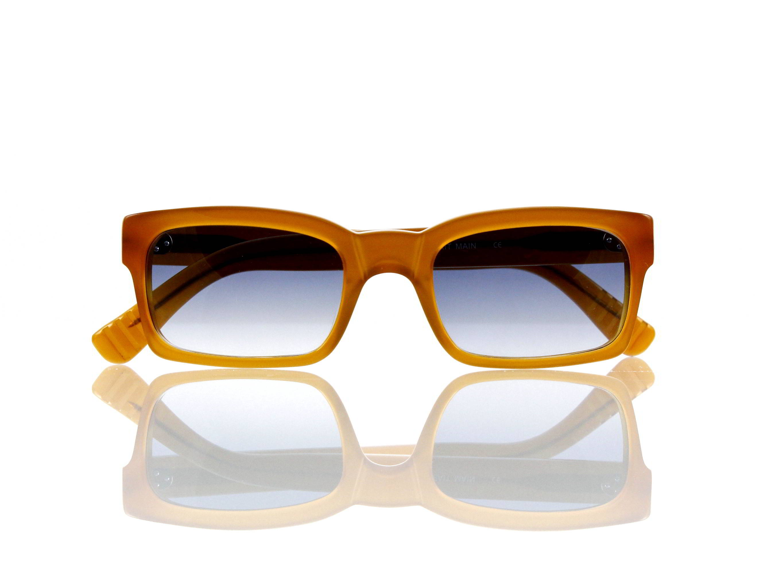 Lesca Lunetier Mod. Bauhaus Sonne Col. 6 Größe 51-19 - 145mm Kunststoff blaugrau verlauf