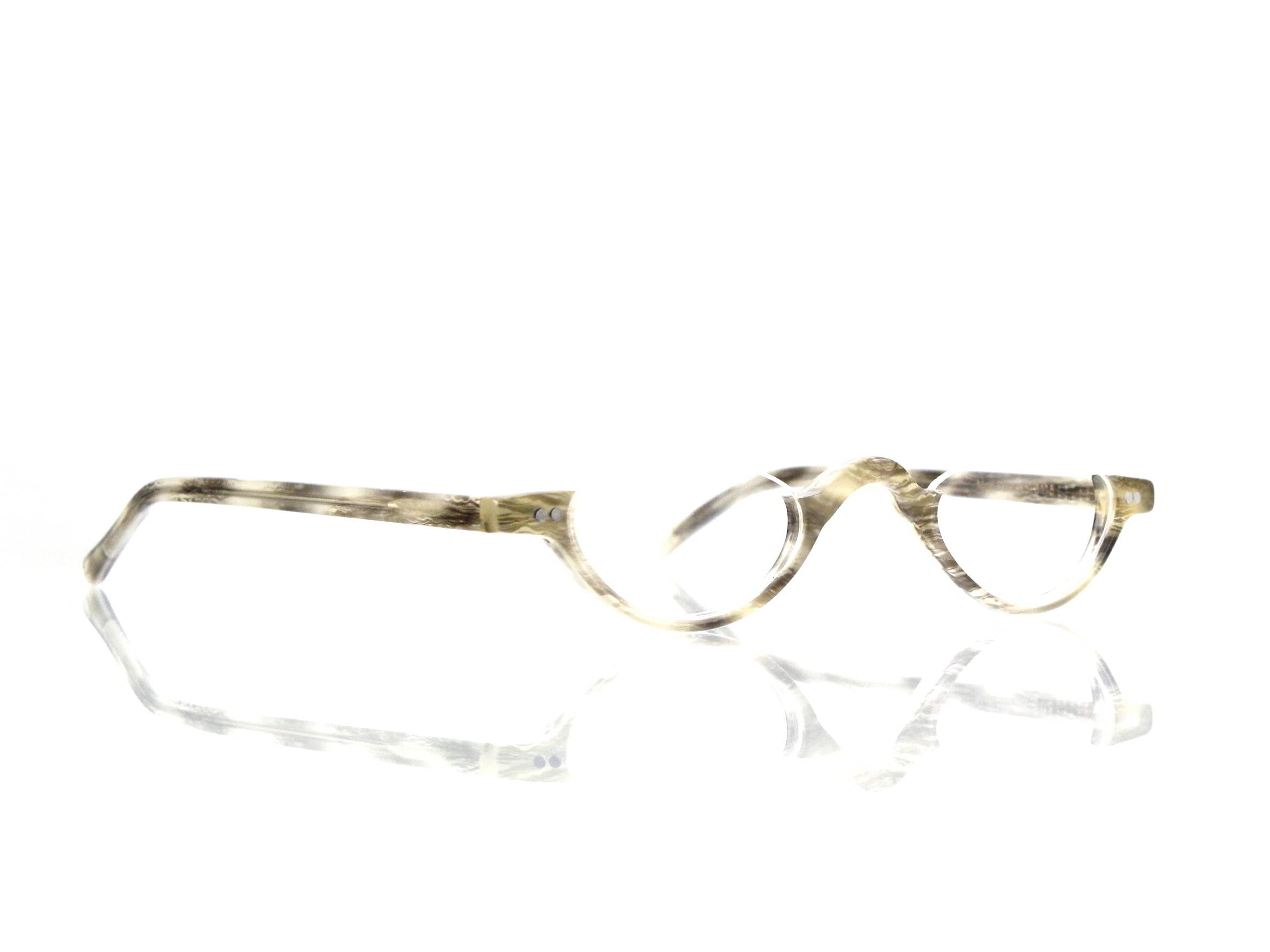 Lesca Lunetier • DL 9 • Col. 3115 • Acetat-Halb-Brillen-Fassung