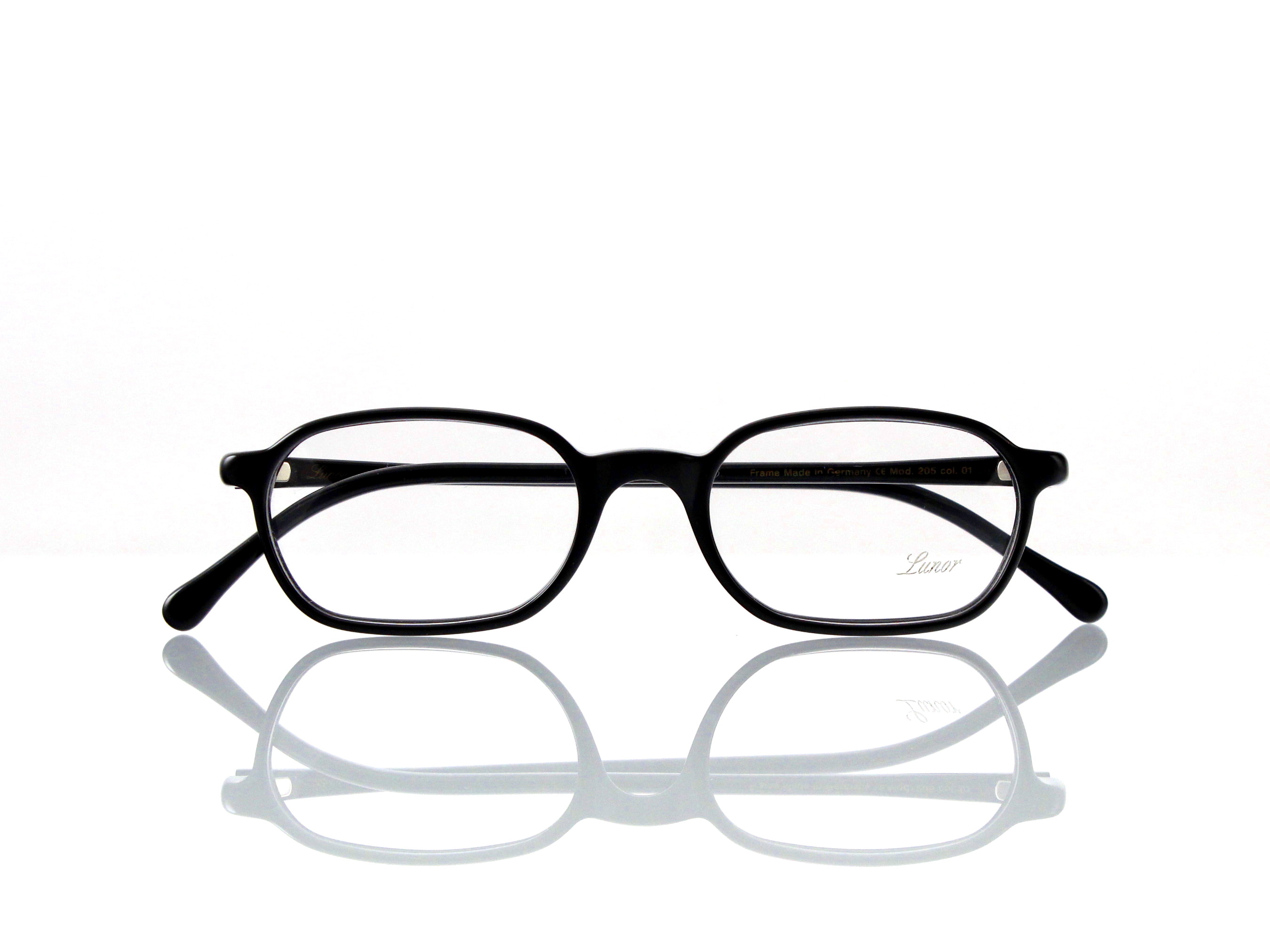 Lunor • Acetat Modell 205 • Col.01 • Größe 47-18 Bügellänge 140 mm