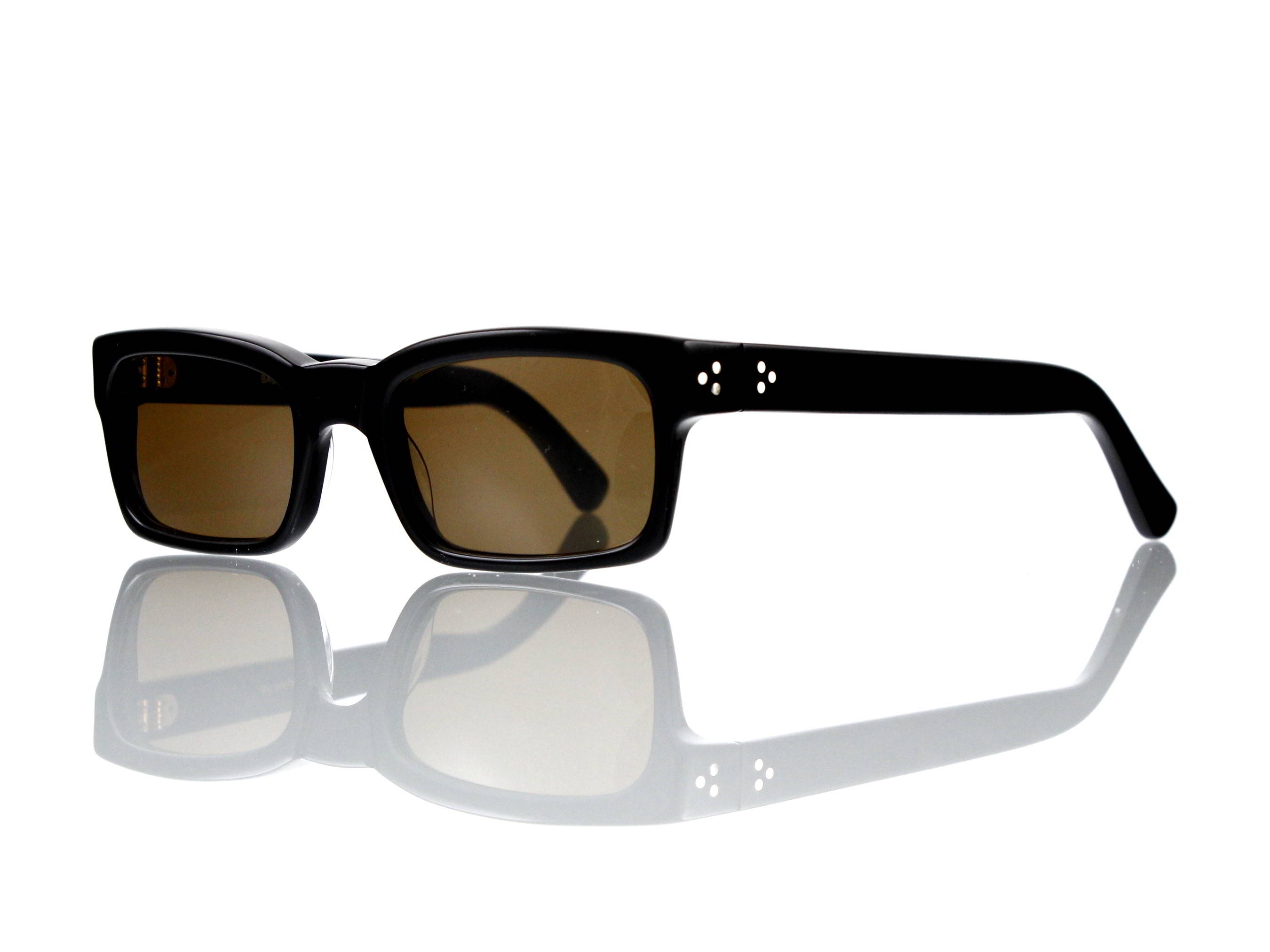 Lesca Lunetier Mod. Bauhaus Sonne Col. 1 Größe 51-19 - 145mm Kunststoff braun 85%