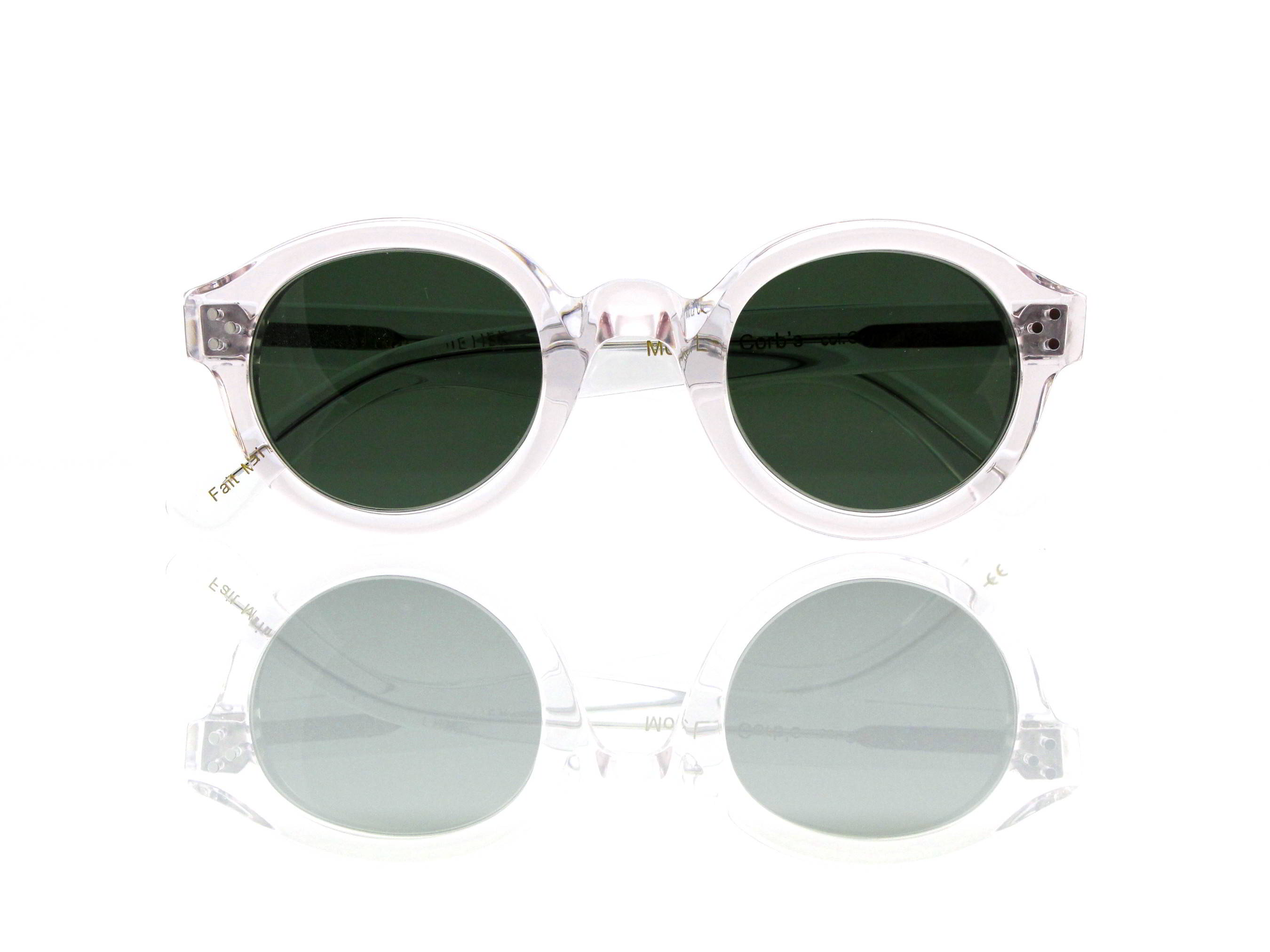 Lesca Lunetier • La Corb's • Sonnenbrille • Col. Crystal • Kunststoff graugrün 85%