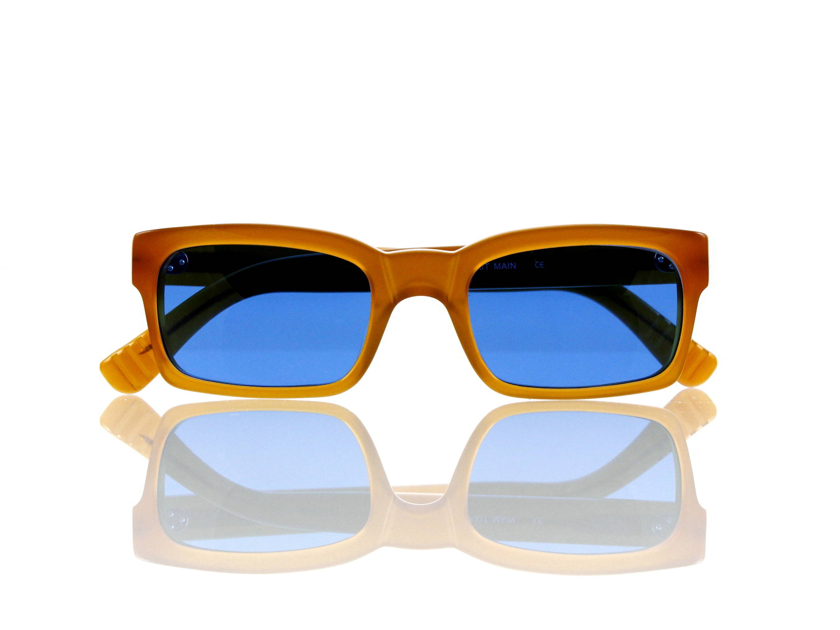 Lesca Lunetier Mod. Bauhaus Sonne Col. 6 Größe 51-19 - 145mm Kunststoff blau 70%