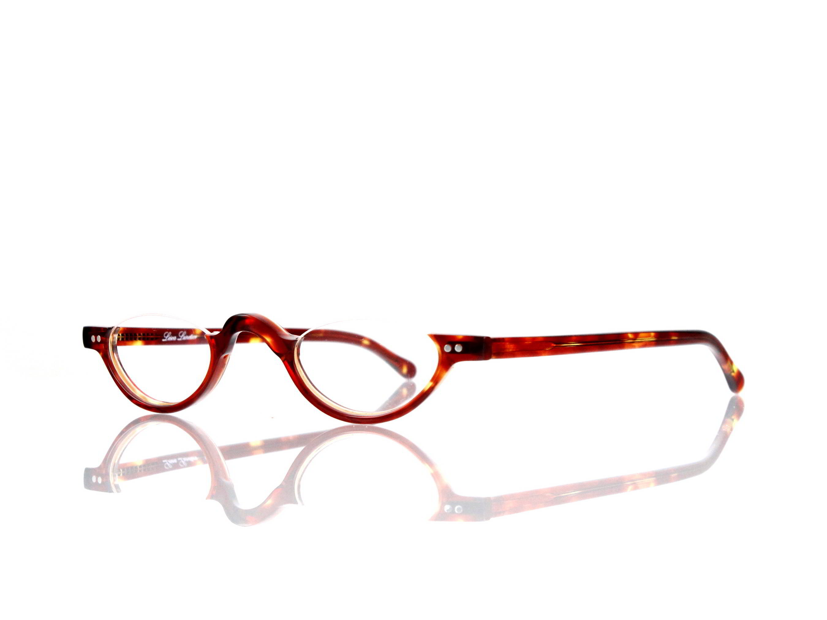 Lesca Lunetier • DL 9 • Col. 061 • Acetat-Halb-Brillen-Fassung