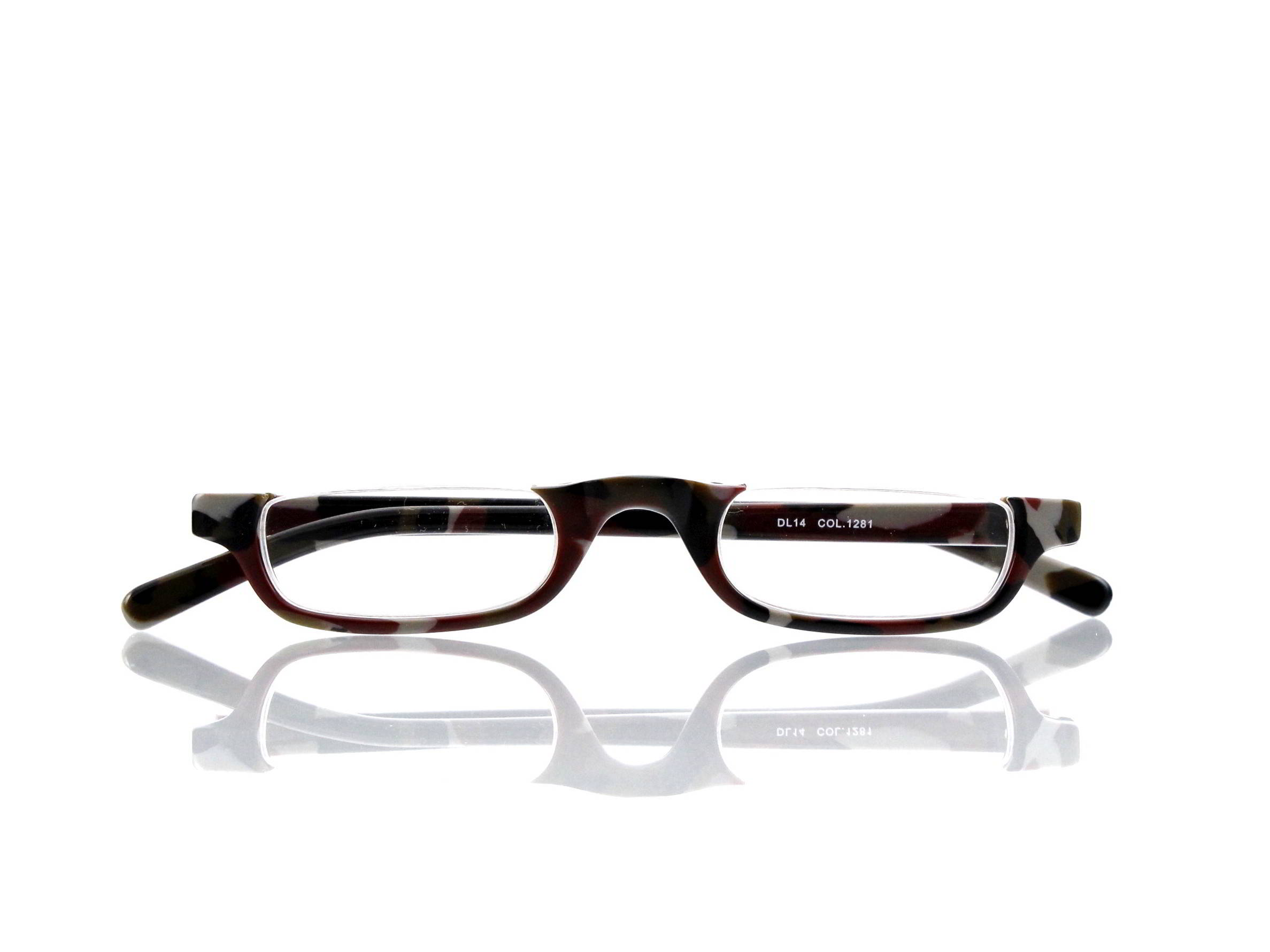 Lesca Lunetier • DL 14 • Col. 1281 • Acetat-Halb-Brillen-Fassung