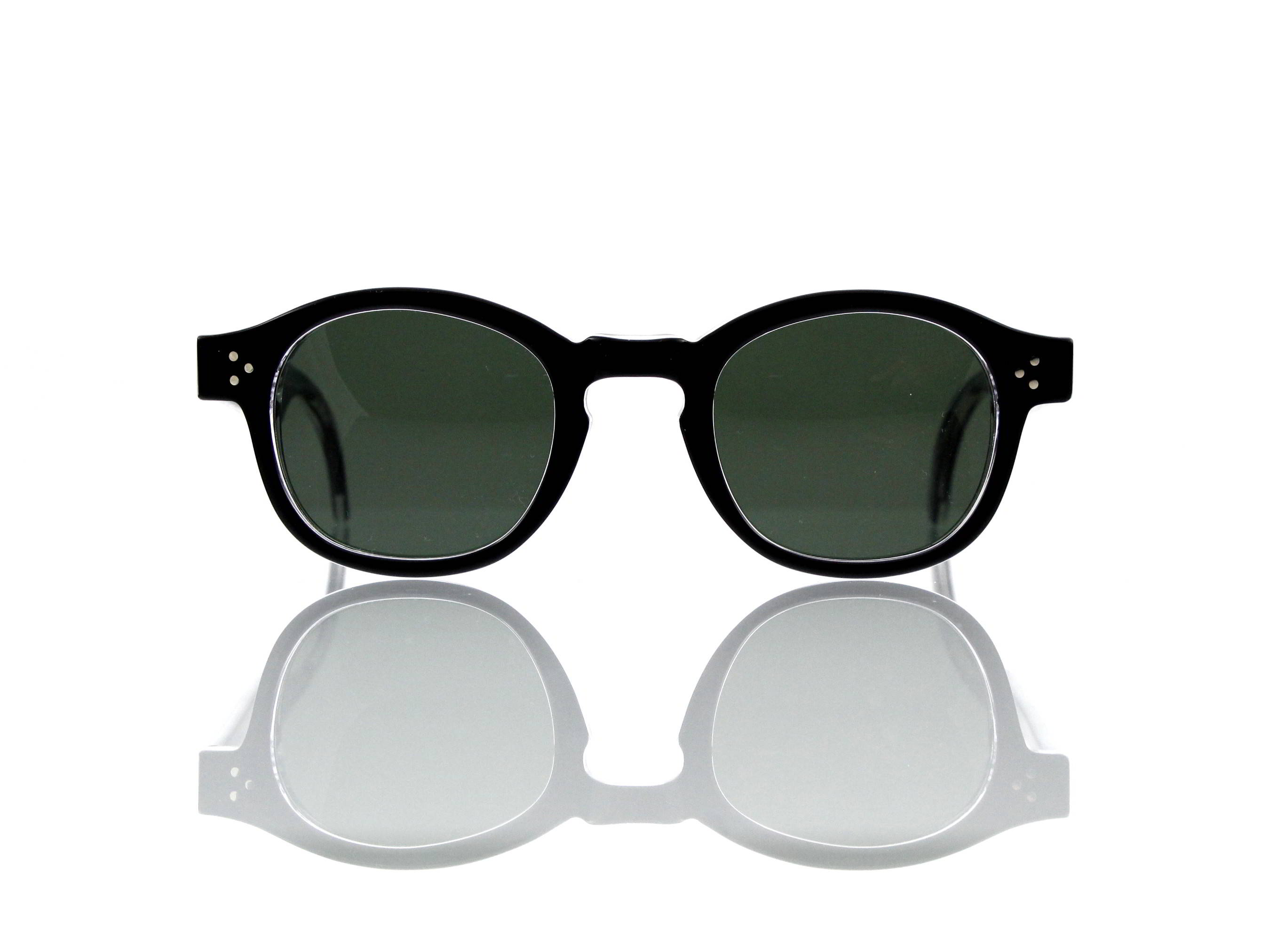 Lesca Lunetier Mod. P.080 Sonne Col. C.160 Größe 44-22-145mm Kunststoff „Ray Ban“ G 15 graugrün