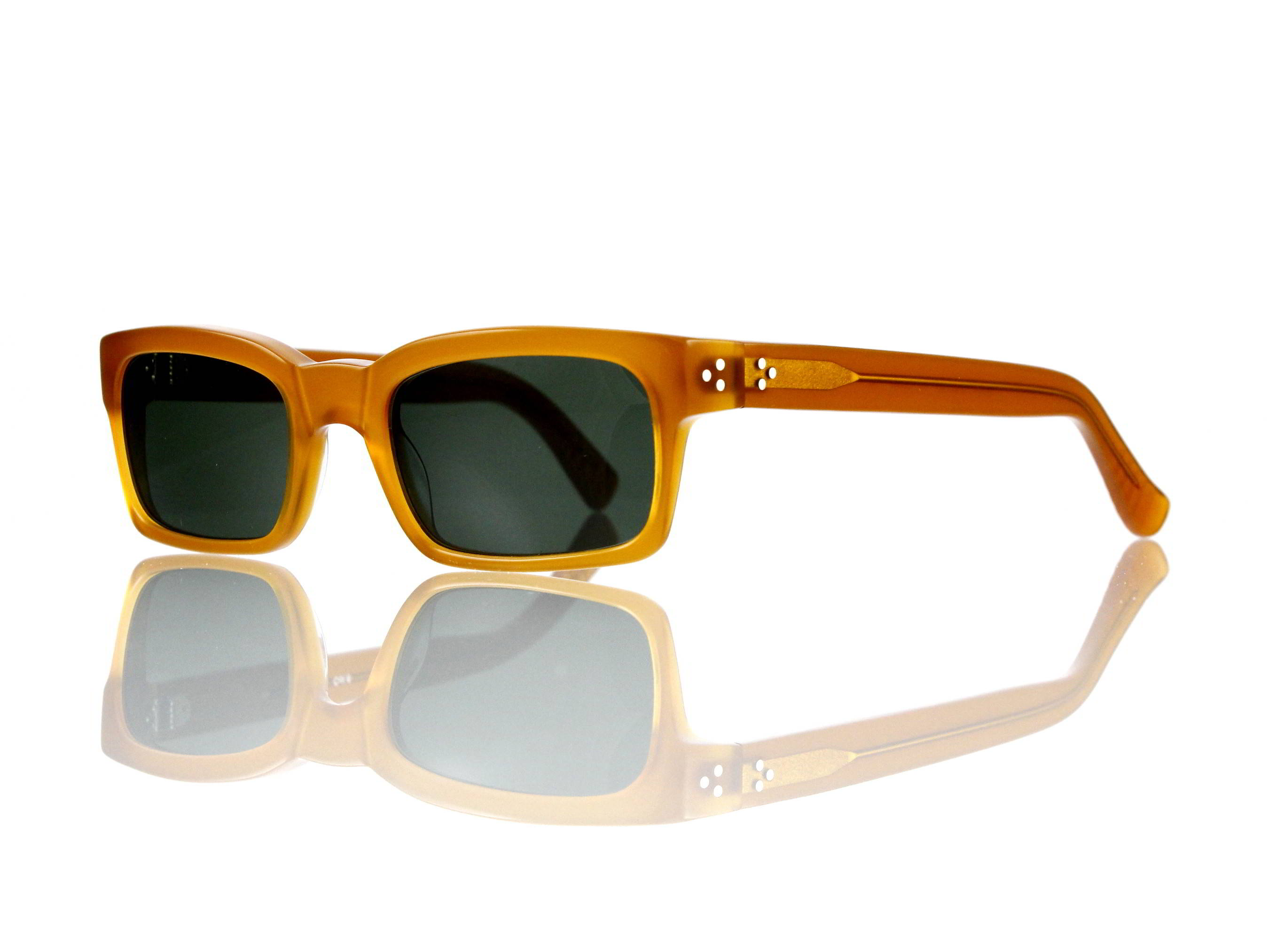 Lesca Lunetier Mod. Bauhaus Sonne Col. 6 Größe 51-19 - 145mm Kunststoff „Ray Ban“ G 15 graugrün 85%