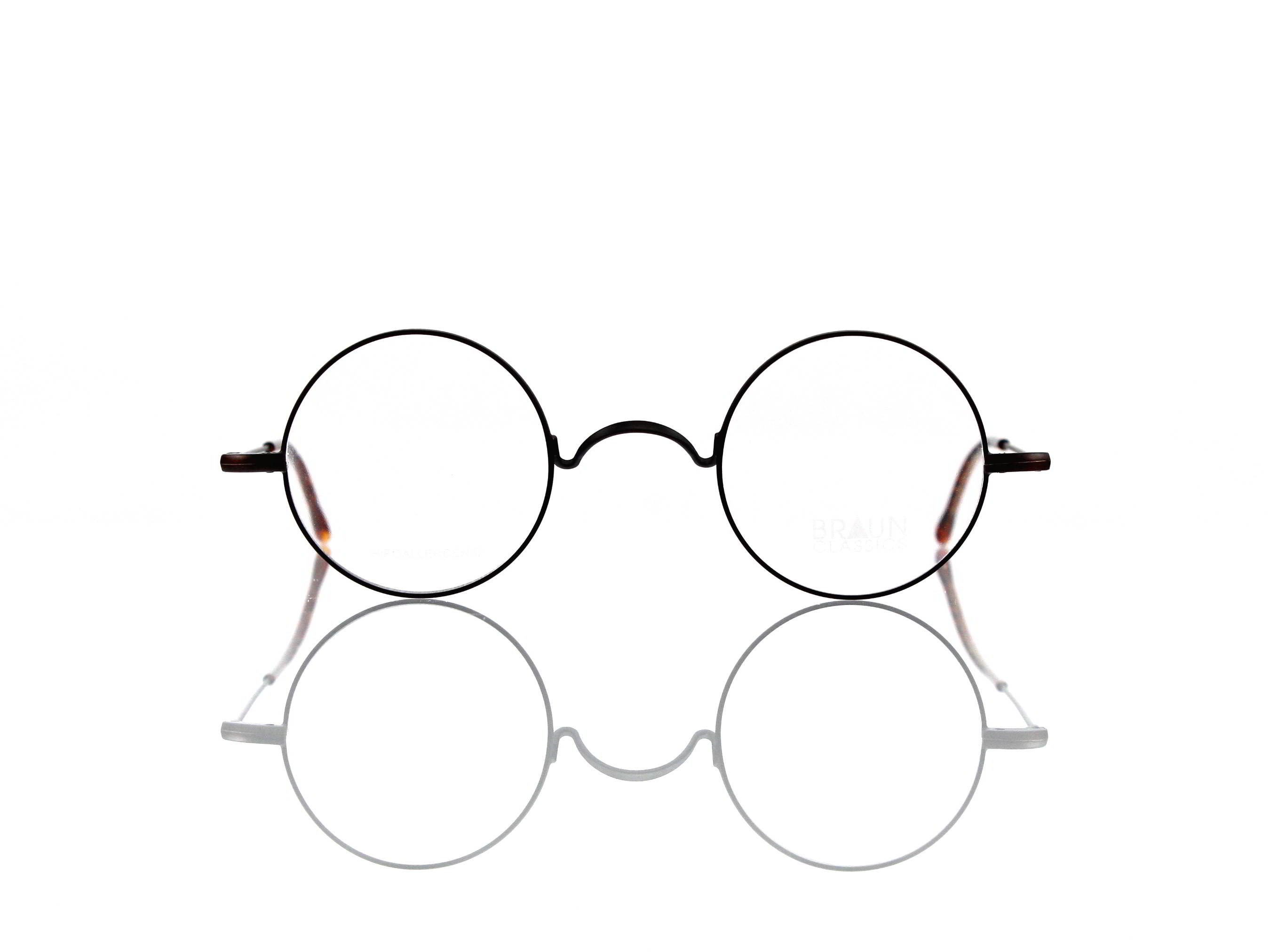 Braun Classics Eyewear • Edelstahl • Modell 116 • F 20 • Größe 40-23-155 mm