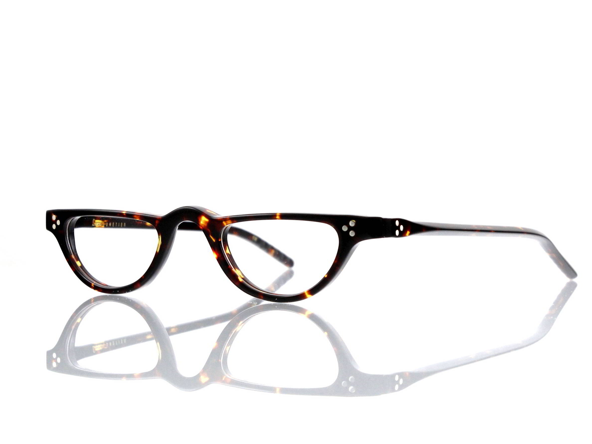 Lesca Lunetier • DL 23 • Col. 424 • Acetat-Halb-Brillen-Fassung