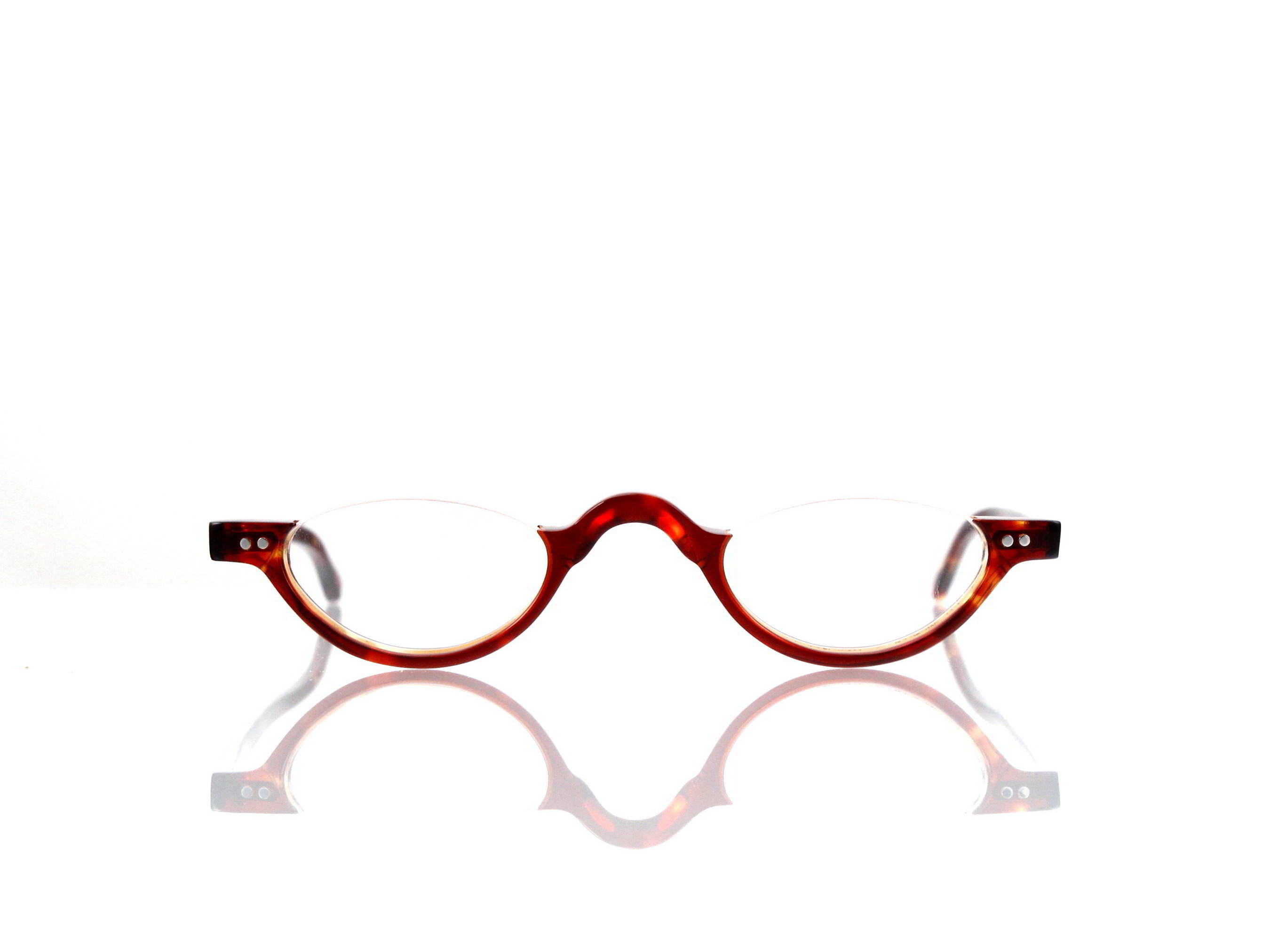 Lesca Lunetier • DL 9 • Col. 061 • Acetat-Halb-Brillen-Fassung