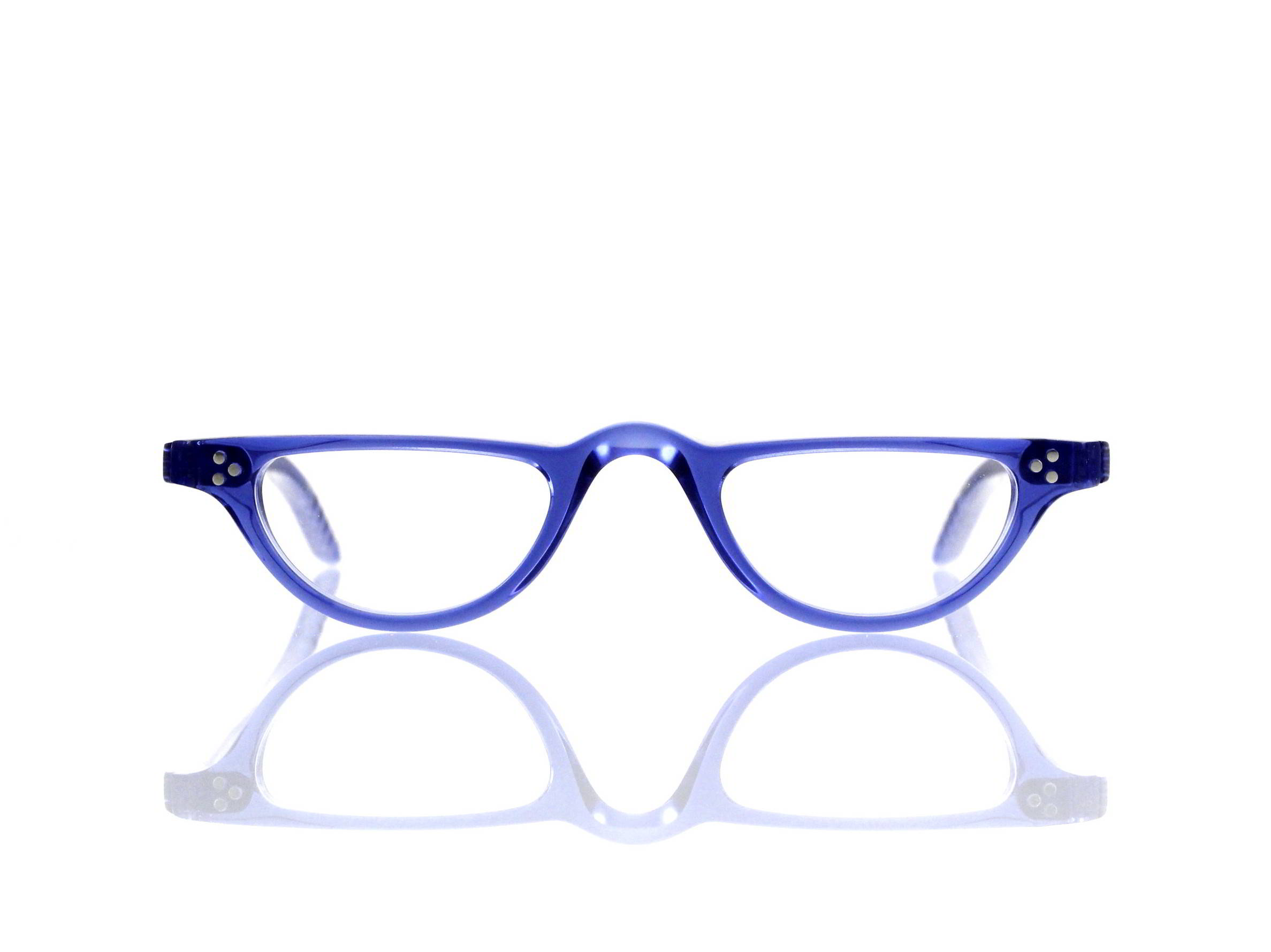 Lesca Lunetier • DL 23 • Col. 25 • Acetat-Halb-Brillen-Fassung