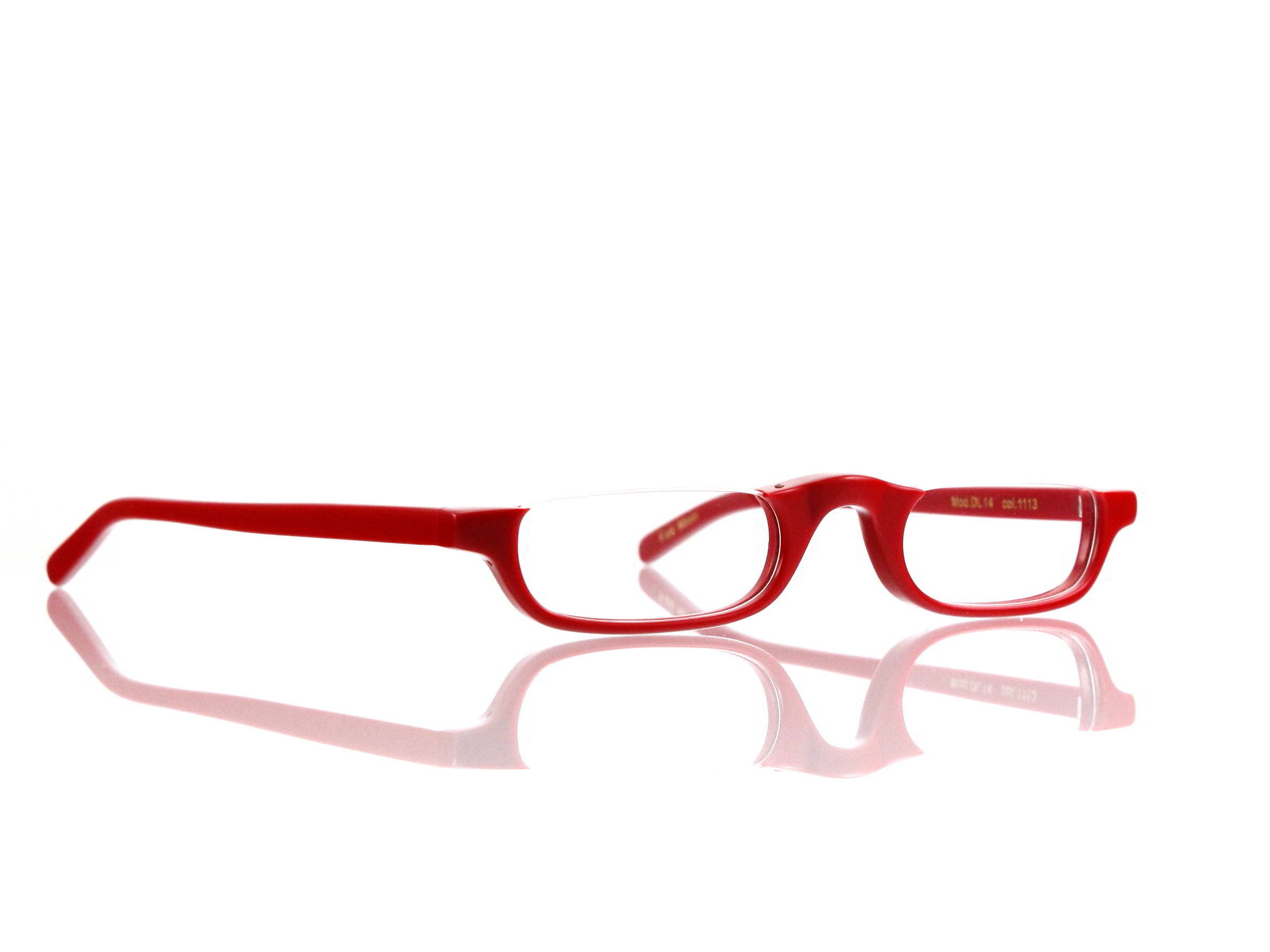 Lesca Lunetier • DL 14 • Col. 1113 • Acetat-Halb-Brillen-Fassung