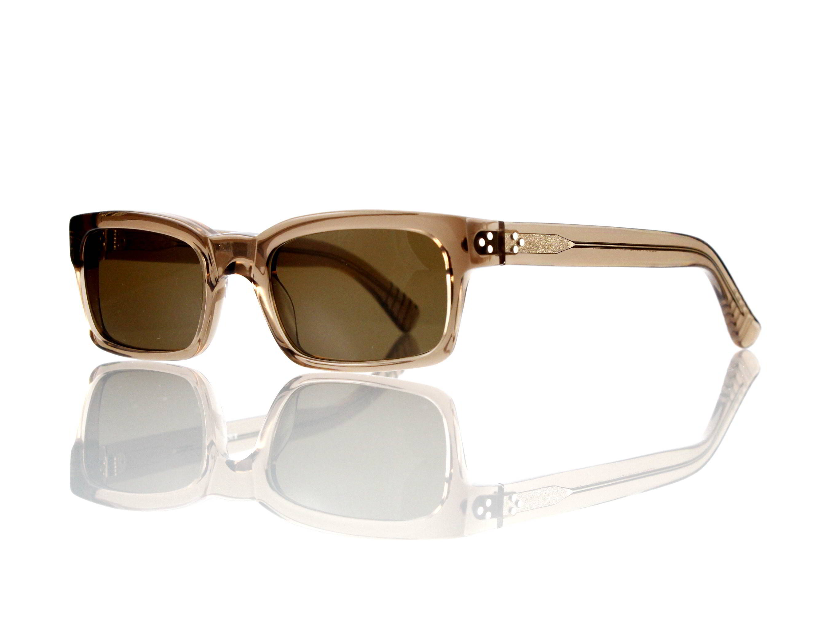 Lesca Lunetier Mod. Bauhaus Sonne Col. 8 Größe 51-19 - 145mm Kunststoff braun 85%
