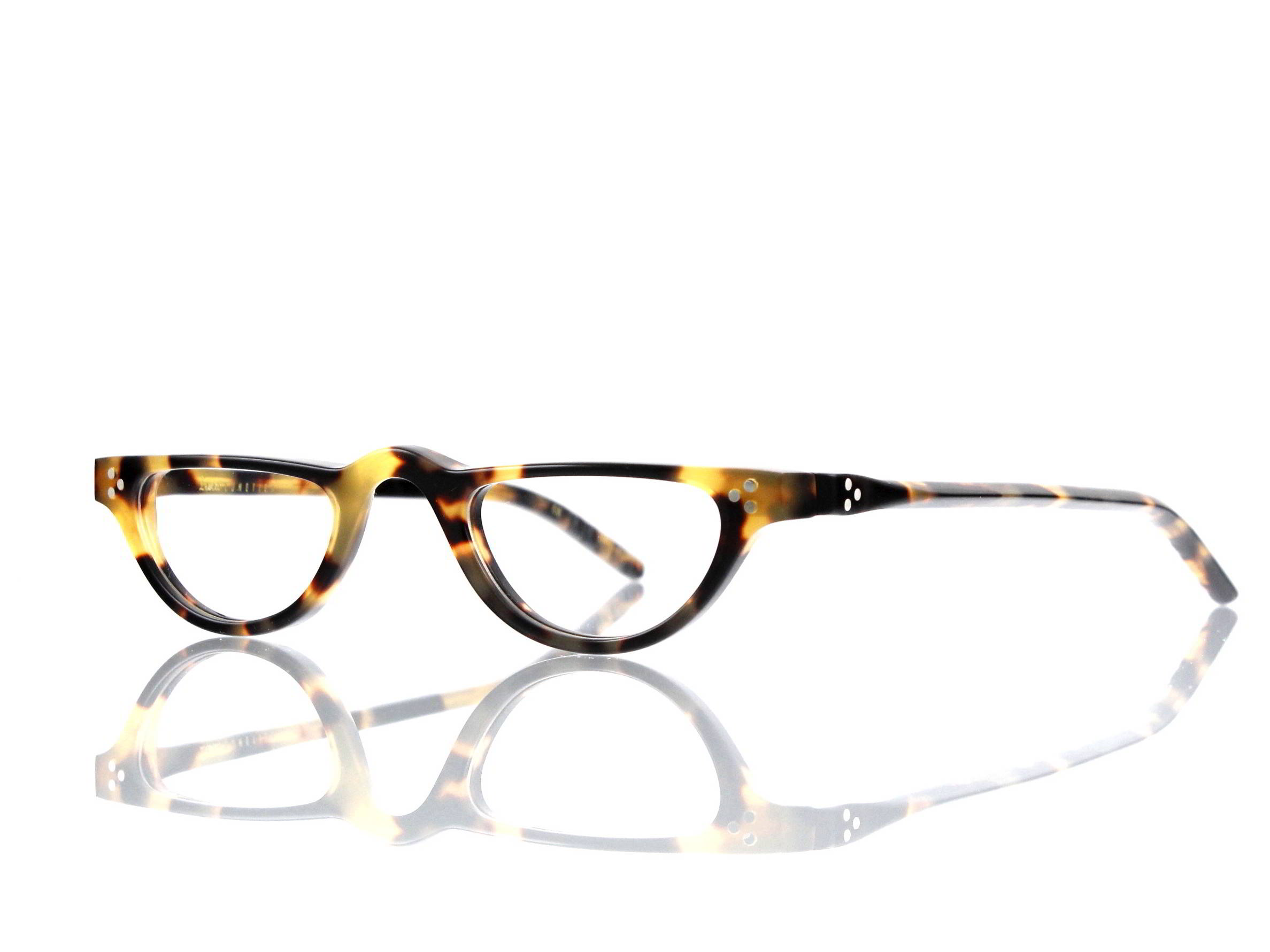Lesca Lunetier • DL 23 • Col. 228 • Acetat-Halb-Brillen-Fassung