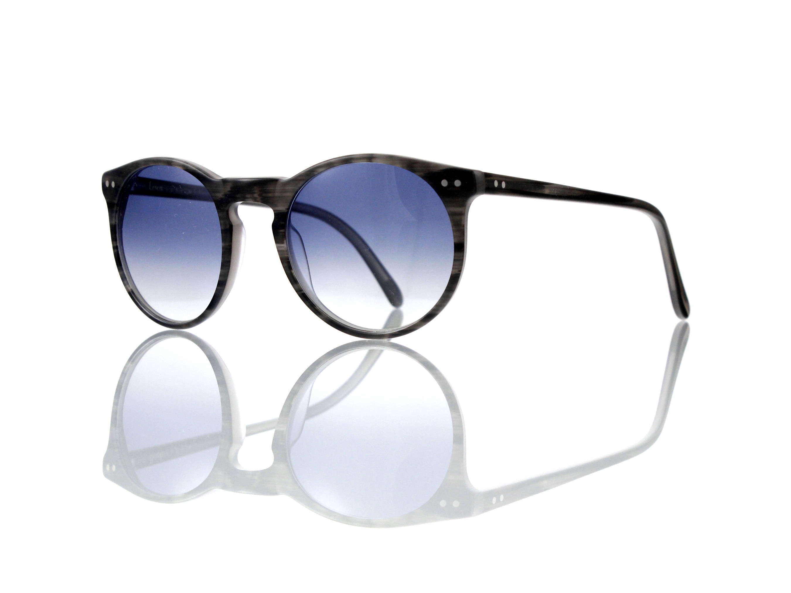 Lesca Lunetier Mod. P 9 Sonne Col. 2 Größe 50-22 - 145 mm Kunststoff blaugrau verlauf