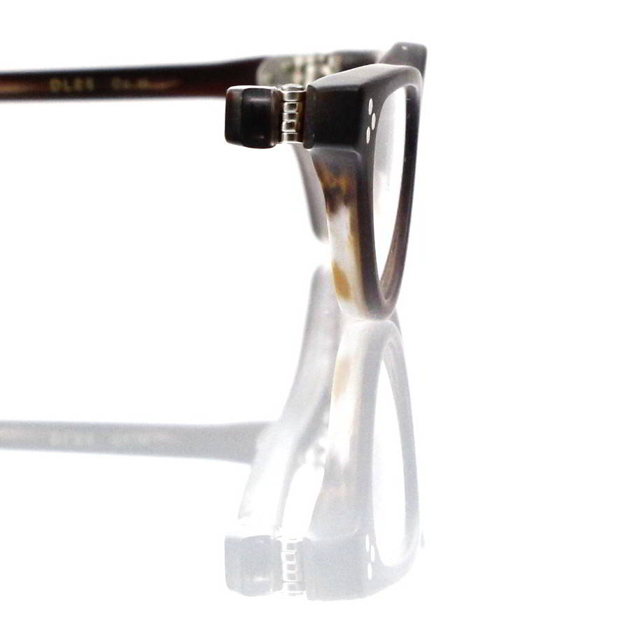 Lesca Lunetier • DL 23 • Col. cognac matt • Acetat-Halb-Brillen-Fassung