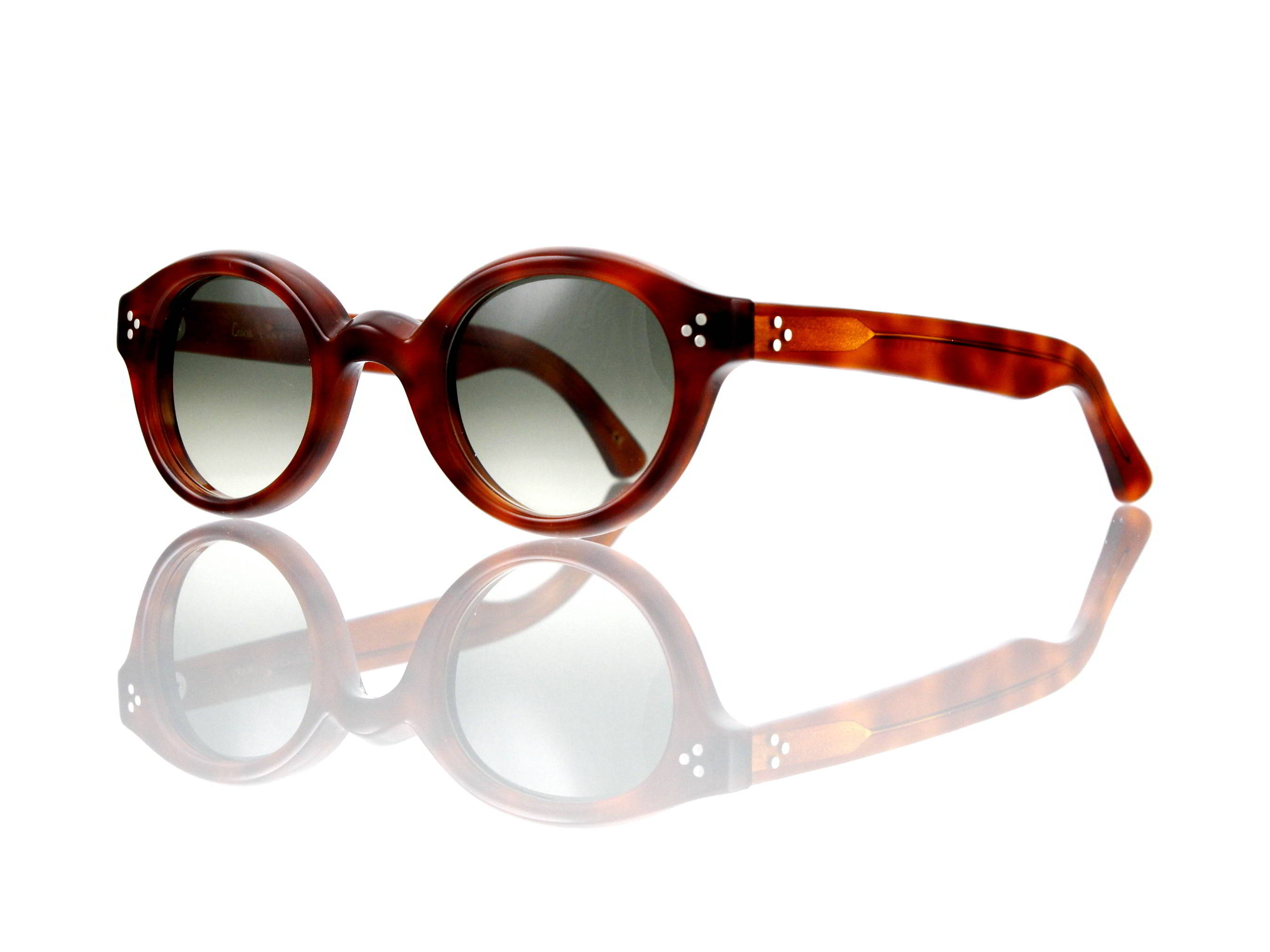 Lesca Lunetier • La Corb's • Sonnenbrille • Col. 053 • Kunststoff graugrün verlauf ~80-20%