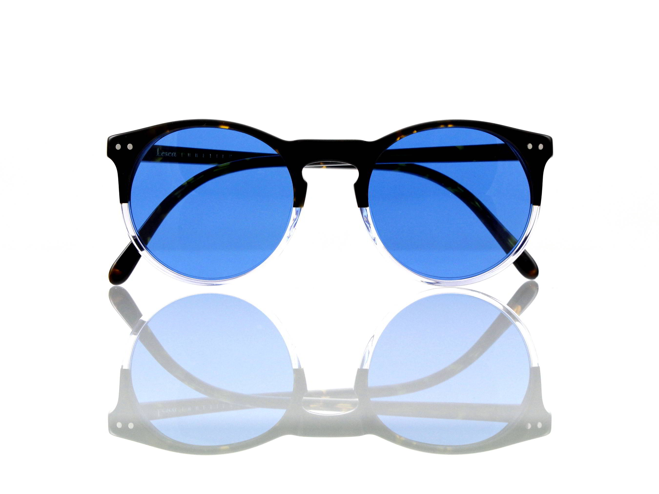 Lesca Lunetier Mod. P 9 Sonne Col. 11 Größe 50-22 - 145 mm Kunststoff blau 70%