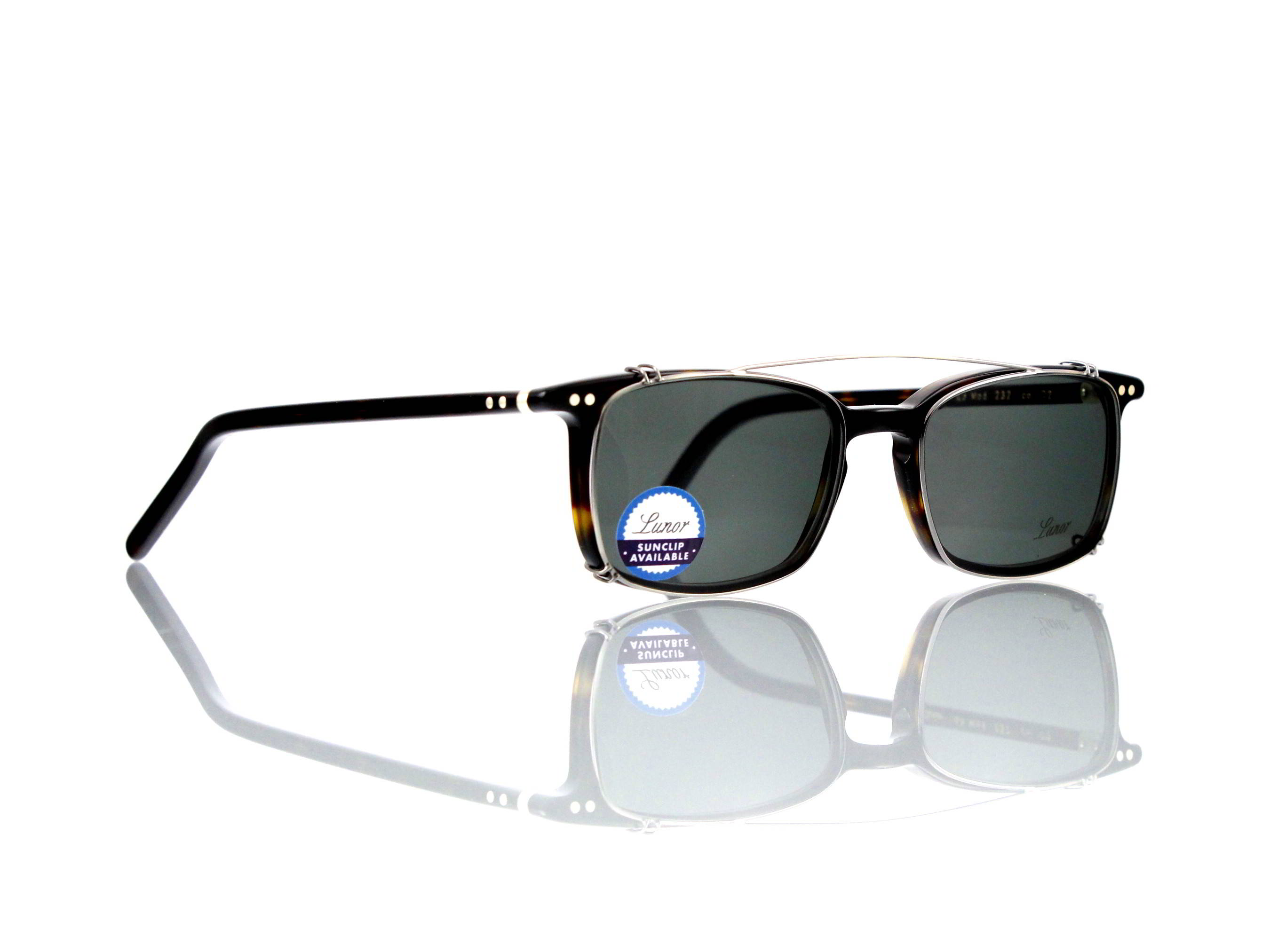 Lunor • CLIP-ON 232 • AS • Sonnen-Schutz-Clip-On aus Edelstahl 100% UV Schutz • Filterkategorie 3