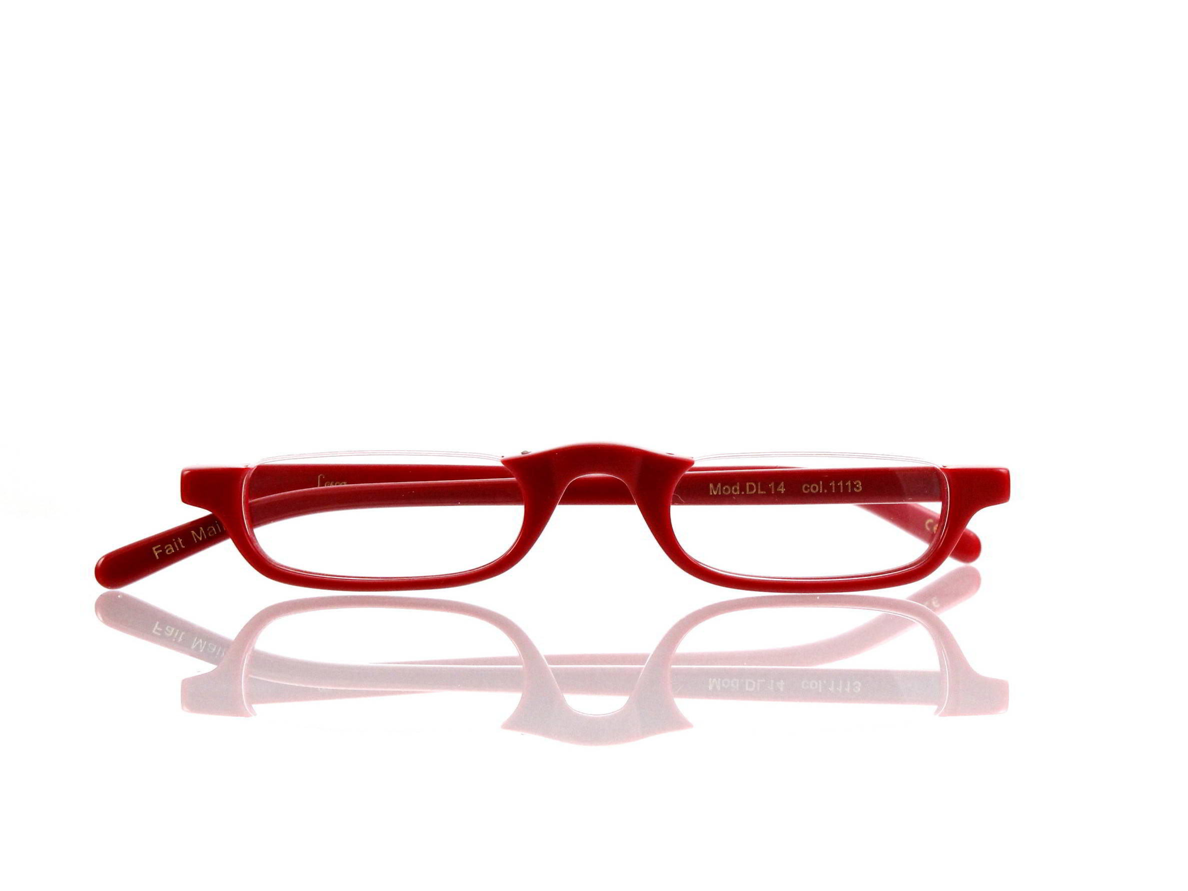 Lesca Lunetier • DL 14 • Col. 1113 • Acetat-Halb-Brillen-Fassung