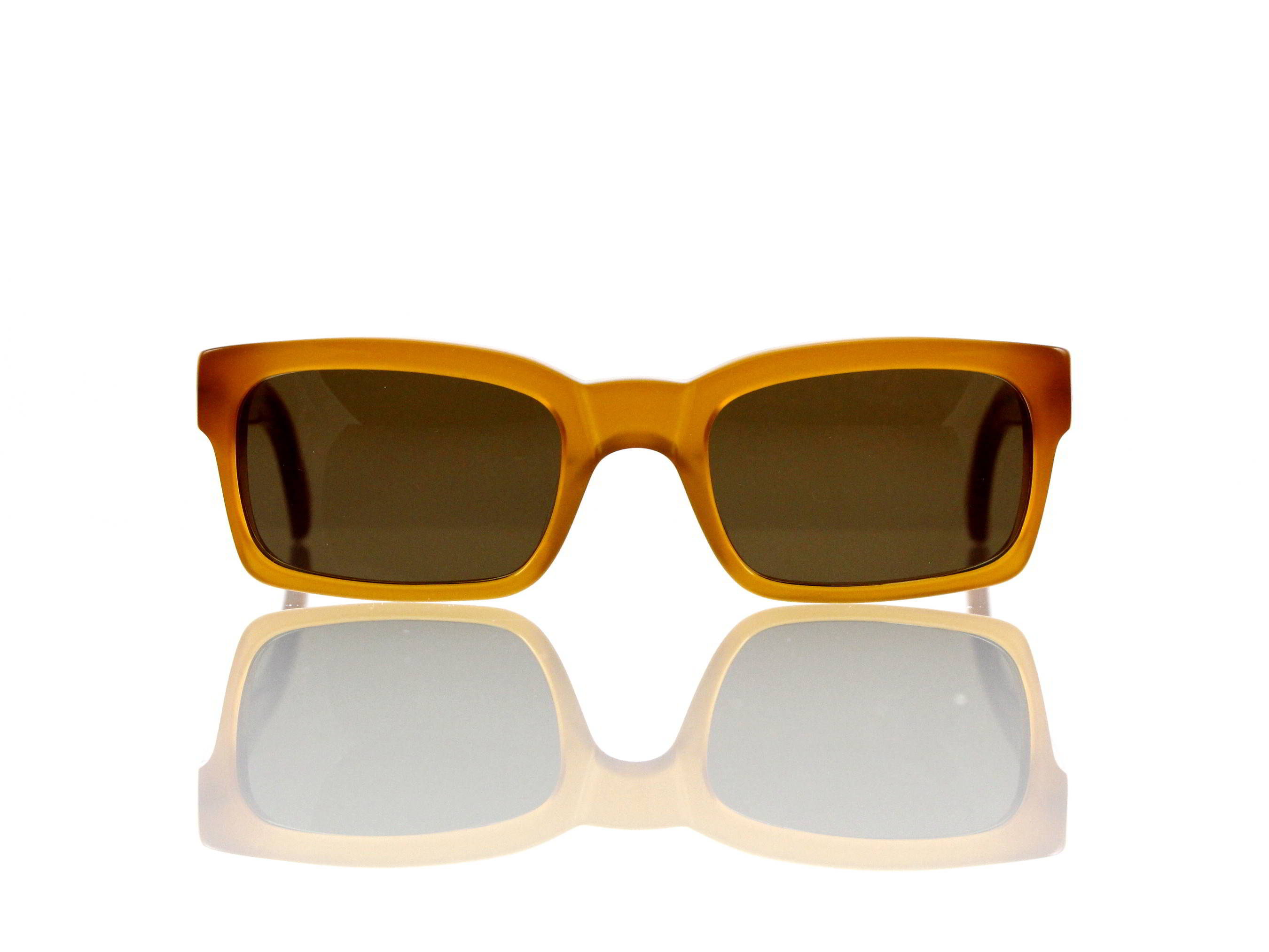 Lesca Lunetier Mod. Bauhaus Sonne Col. 6 Größe 51-19 - 145mm Kunststoff braun 85%