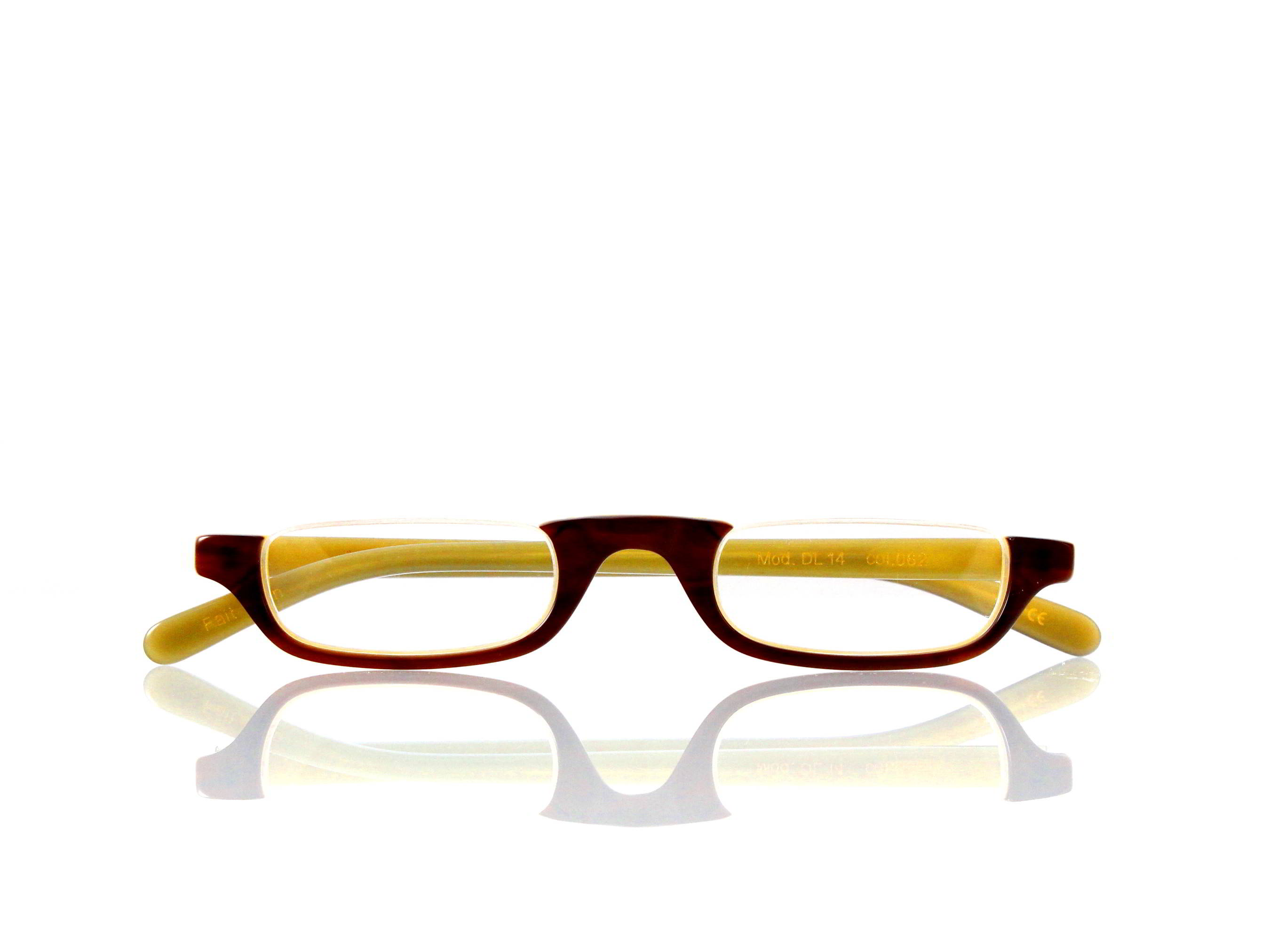 Lesca Lunetier • DL 14 • Col. 062 • Acetat-Halb-Brillen-Fassung