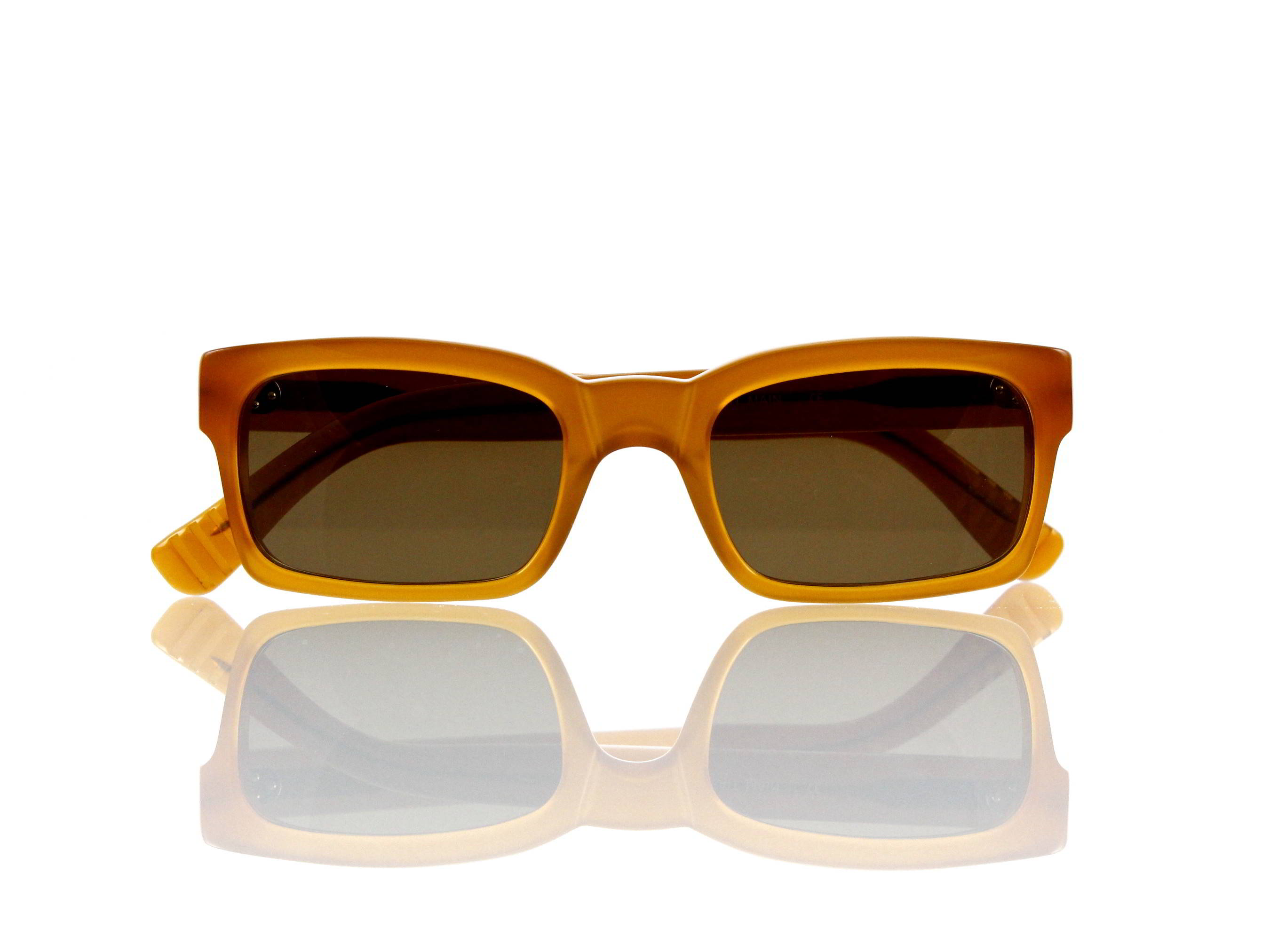 Lesca Lunetier Mod. Bauhaus Sonne Col. 6 Größe 51-19 - 145mm Kunststoff braun 85%