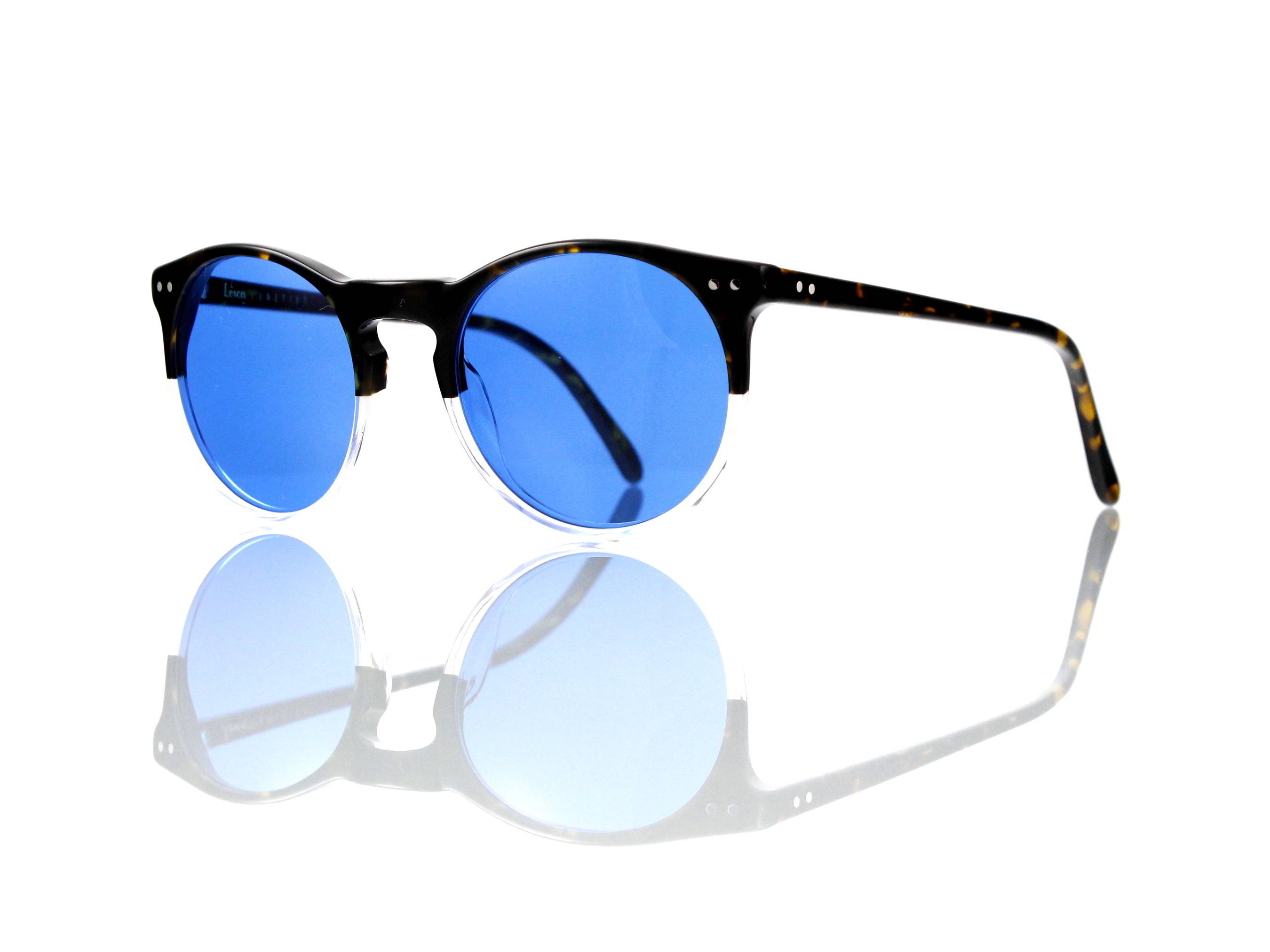 Lesca Lunetier Mod. P 9 Sonne Col. 11 Größe 50-22 - 145 mm Kunststoff blau 70%
