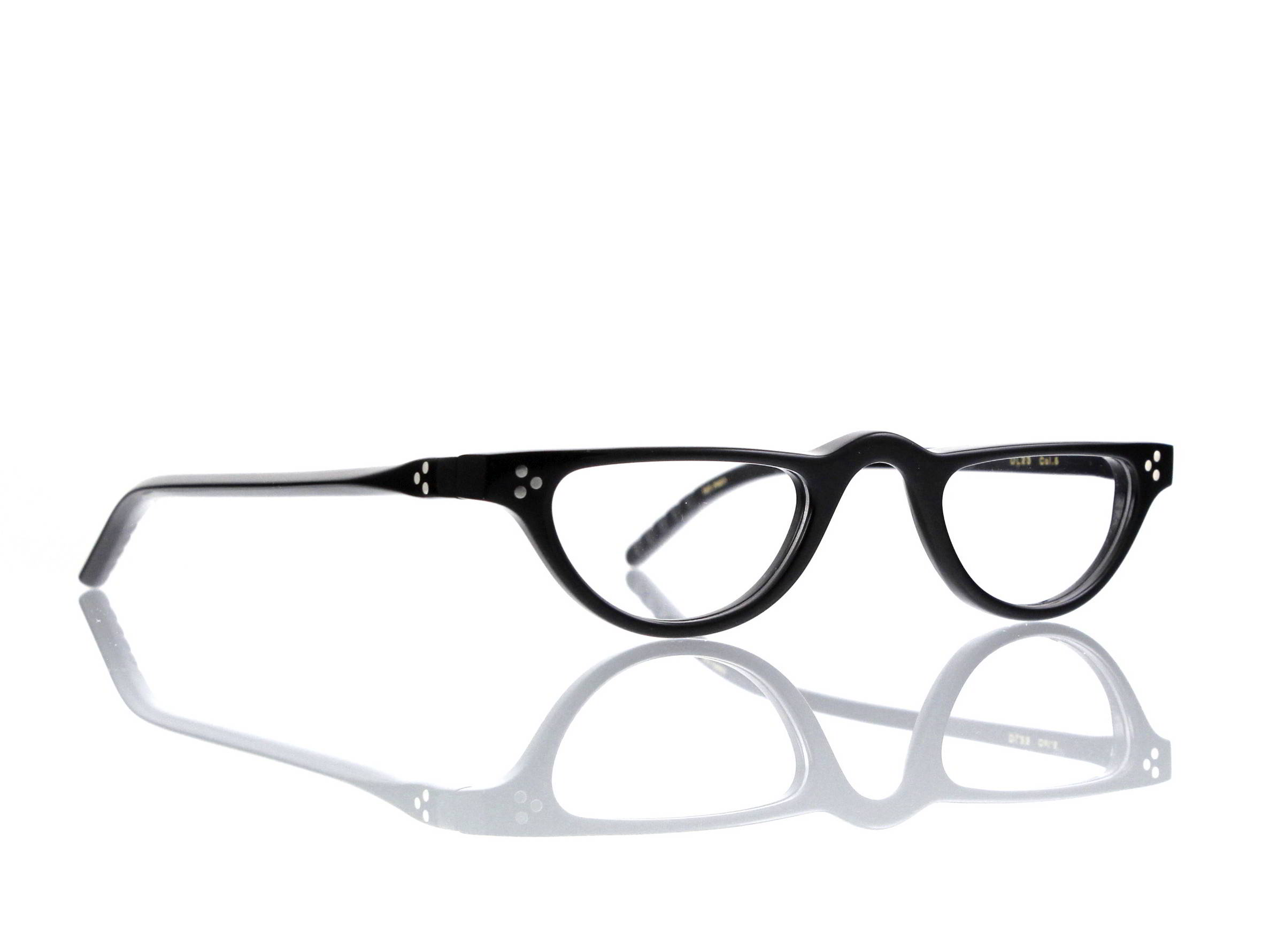 Lesca Lunetier • DL 23 • Col. 5 • Acetat-Halb-Brillen-Fassung