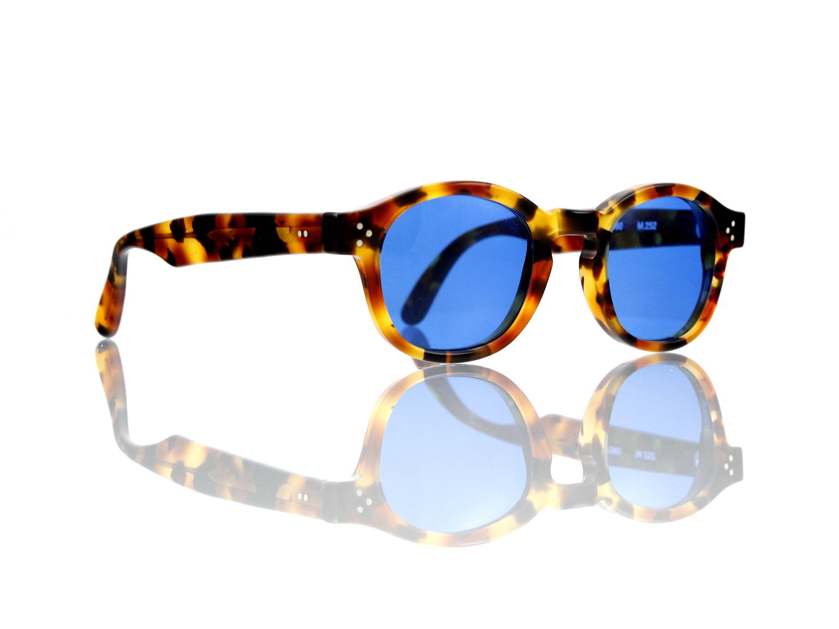 Lesca Lunetier Mod. P.080 Sonne Col. M.252 Größe 44-22 - 145mm Kunststoff blau 70%