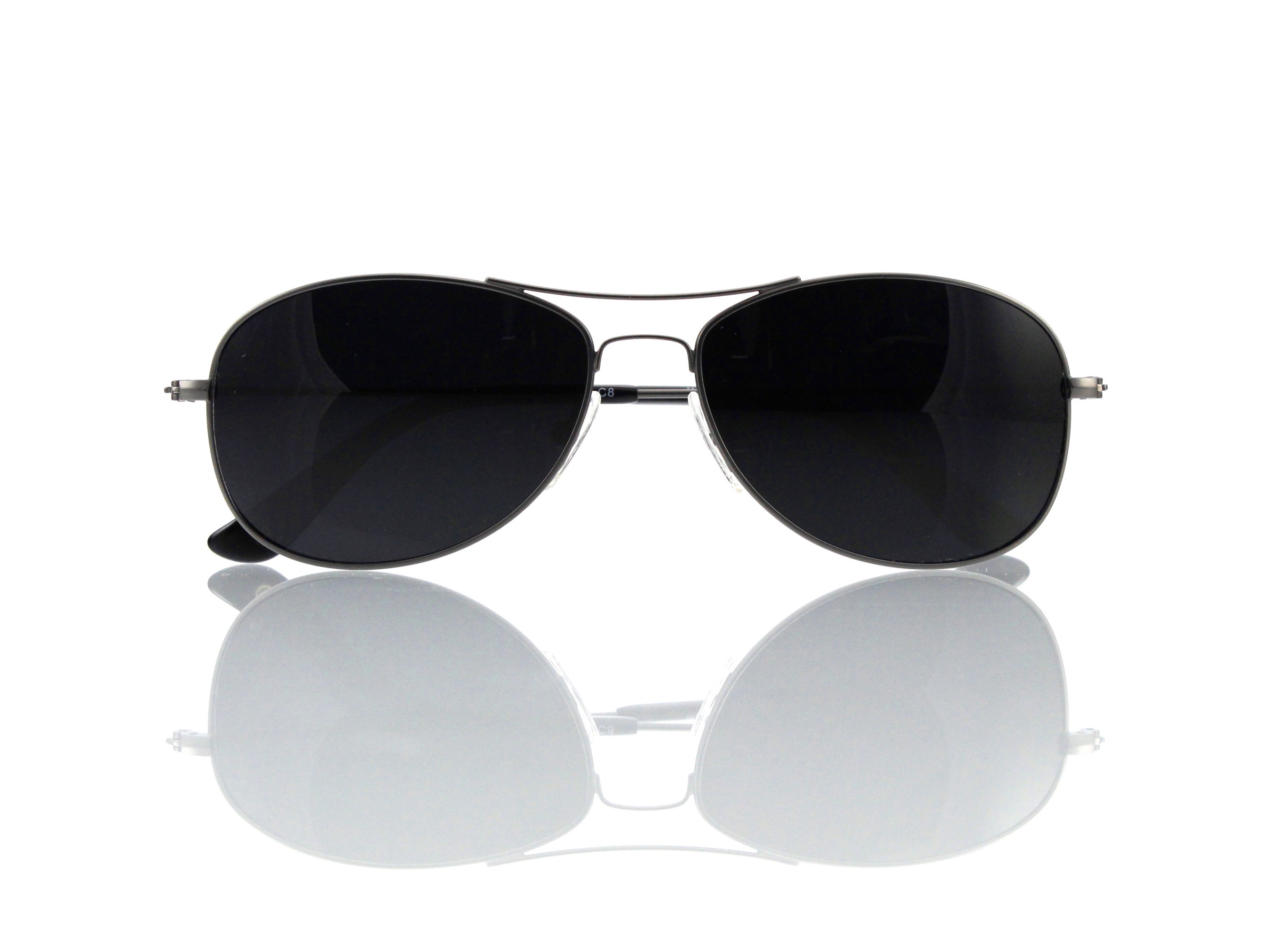 Mod. TT 448 Sonne 56-15 Col. C 8   gun anthrazit matt Gläser grau 85% polarisierend Kunststoff