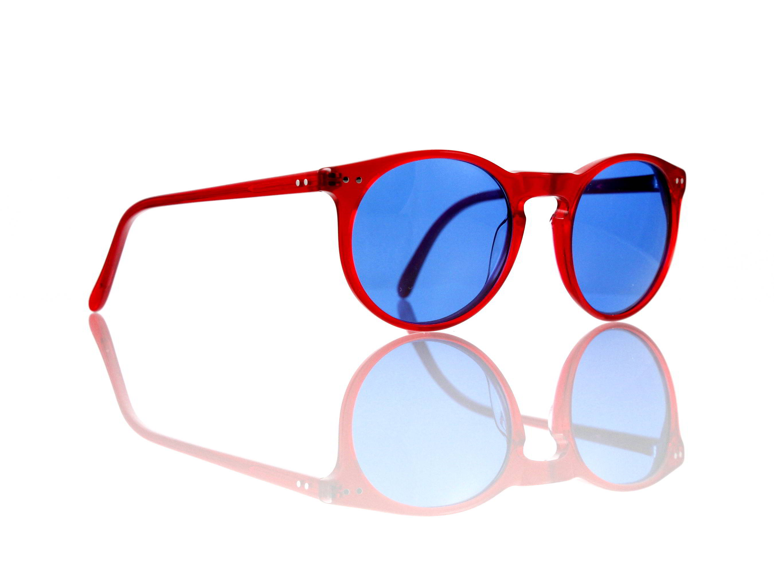 Lesca Lunetier Mod. P 9 Sonne Col. rot Größe 50-22 - 145 mm Kunststoff blau 70%