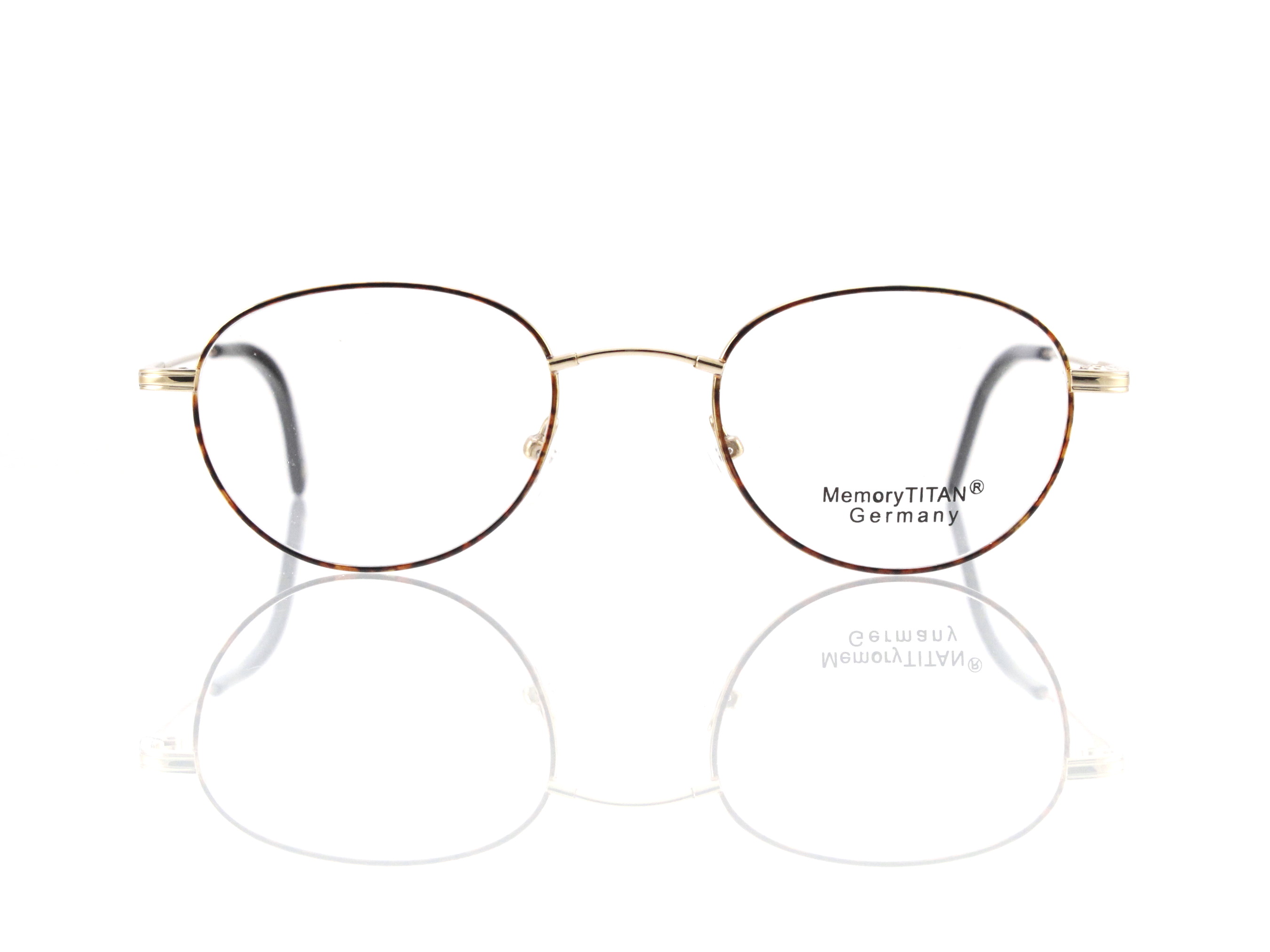 MemoryTITAN Mod. TT 531 Col. C 2  gold | glänzend | havanna | braun | aufgelegt  Größe 47-21