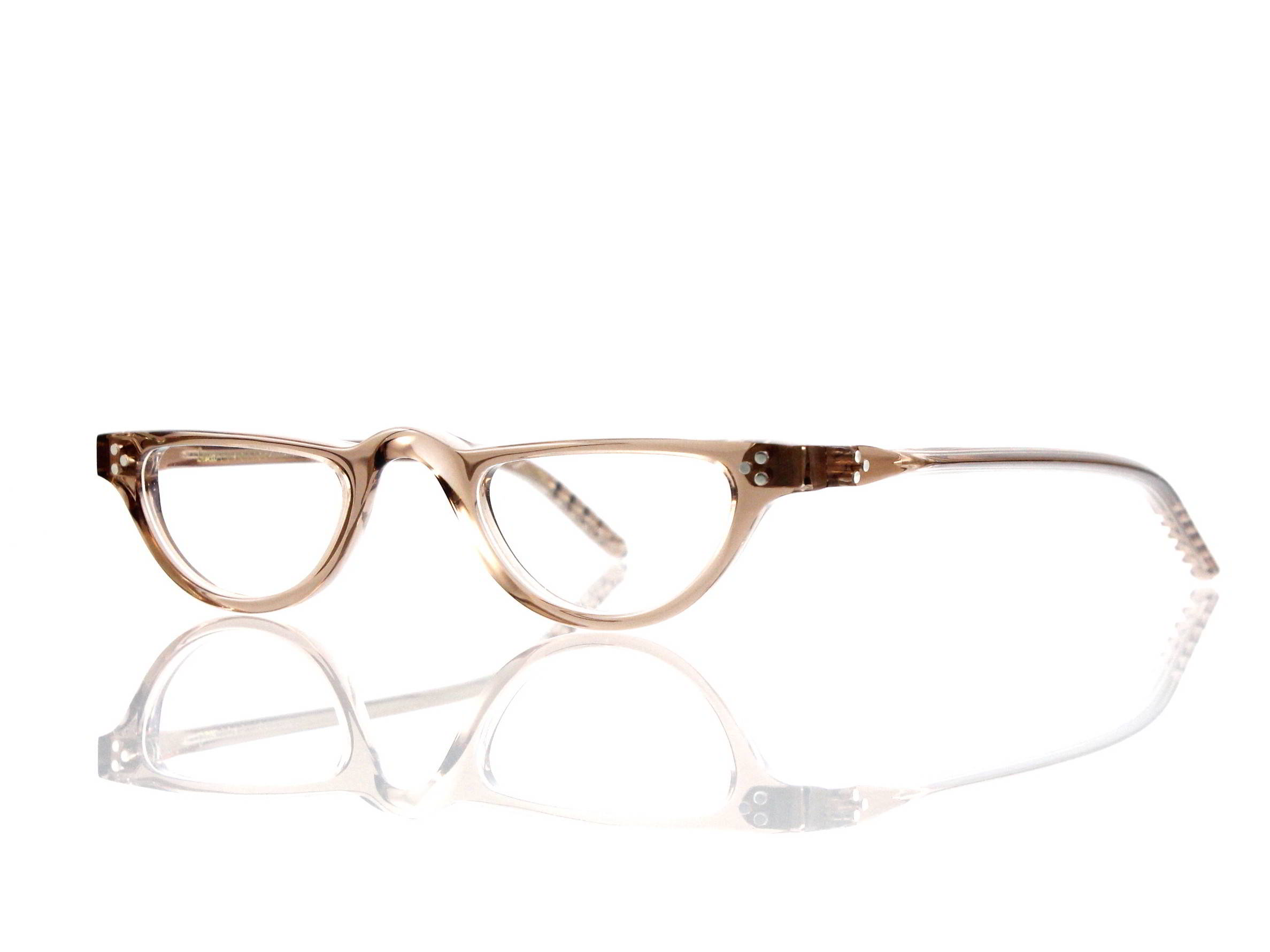 Lesca Lunetier • DL 23 • Col. 2 • Acetat-Halb-Brillen-Fassung