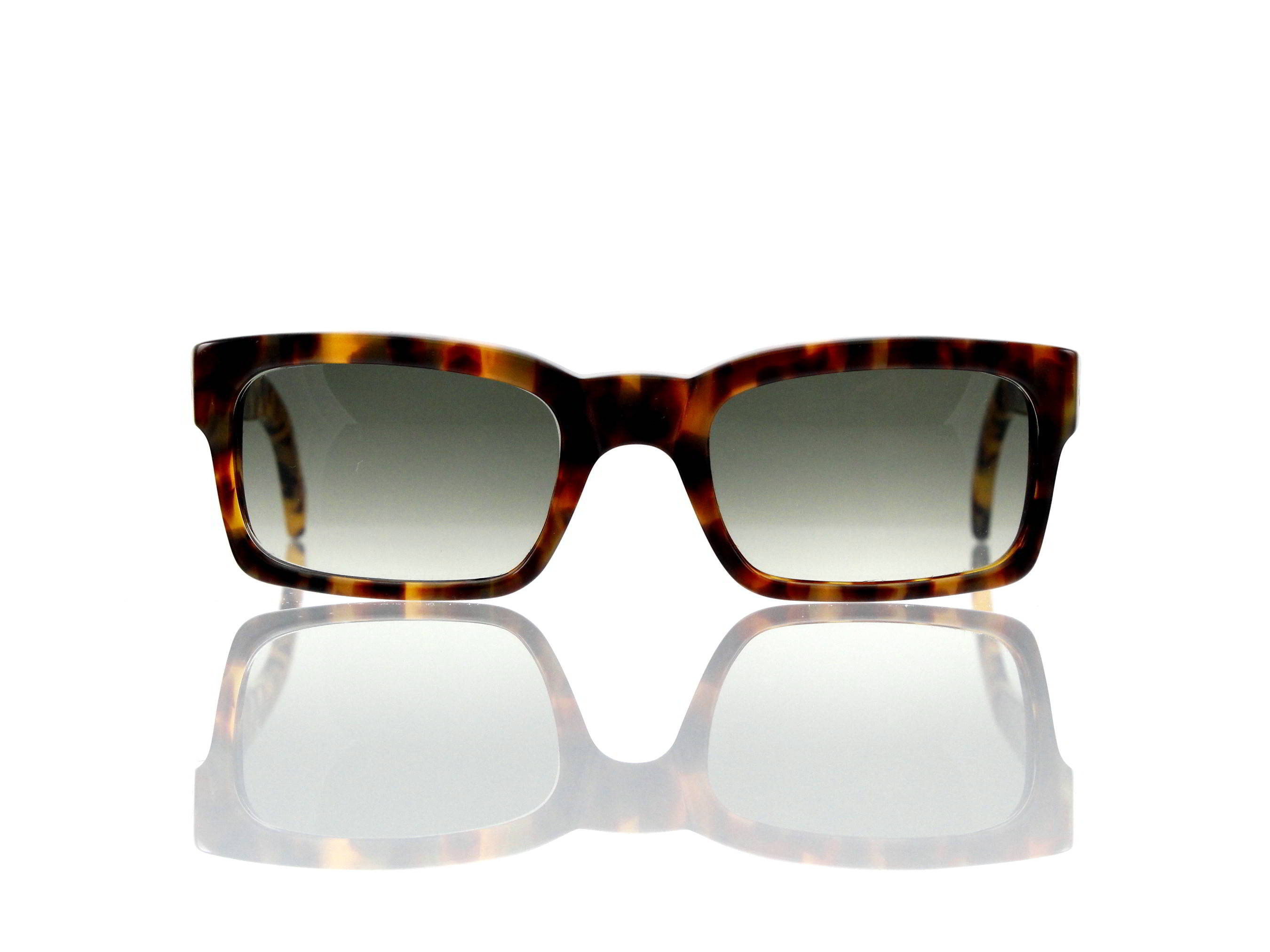 Lesca Lunetier Mod. Bauhaus Sonne Col. 4 Größe 51-19 - 145mm Kunststoff  graugrün  verlauf