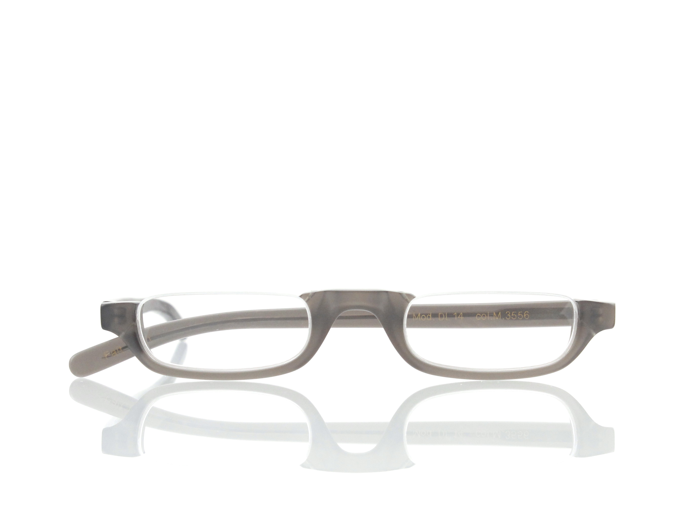 Lesca Lunetier • DL 14 • Col. M3556 • Acetat-Halb-Brillen-Fassung